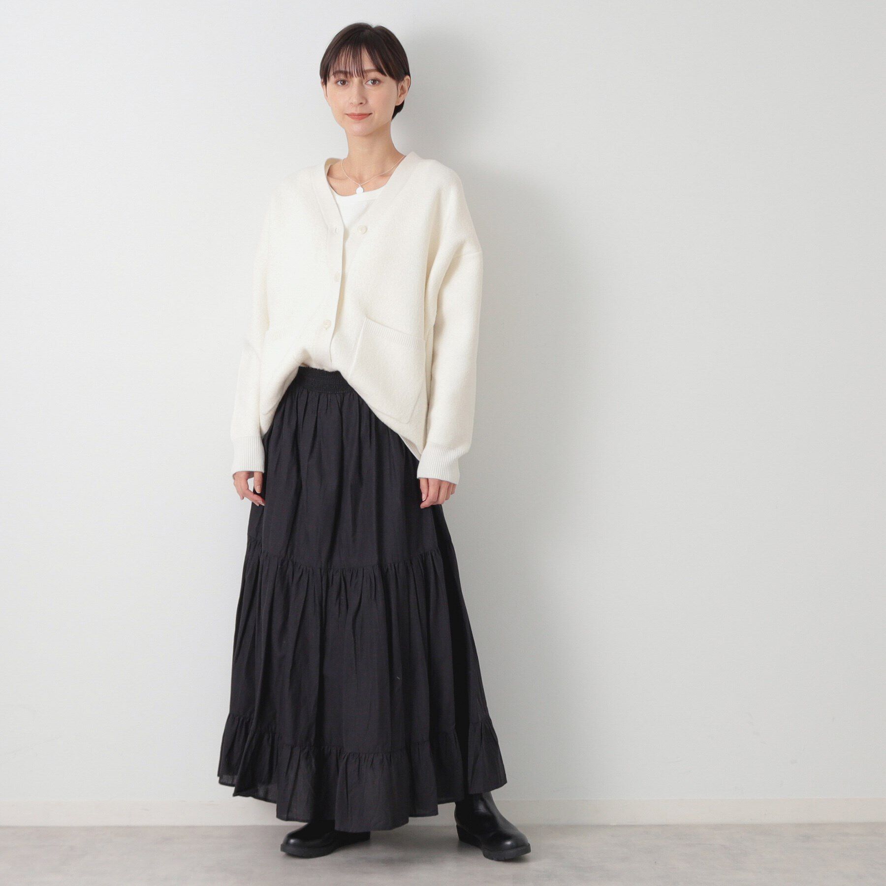 Dessin「【洗える】ブークレニットカーディガン」|カーディガン|