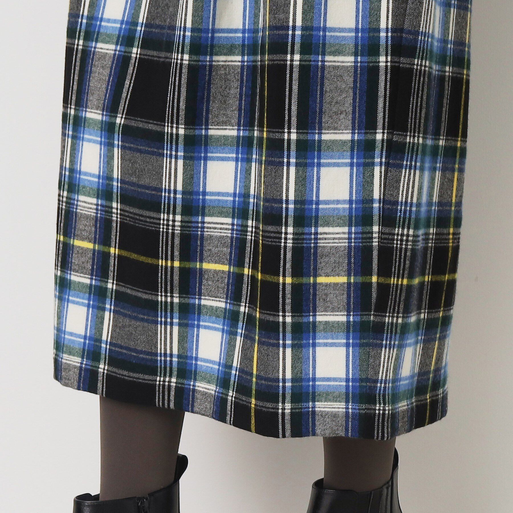 Dessin「【洗える】起毛チェックタックスカート（XS～L）」|スカート|