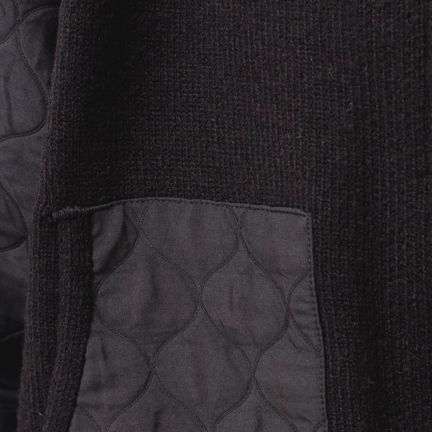 Dessin「【洗える】キルト付きジップアップカーディガン」|ブルゾン・スタジャン|