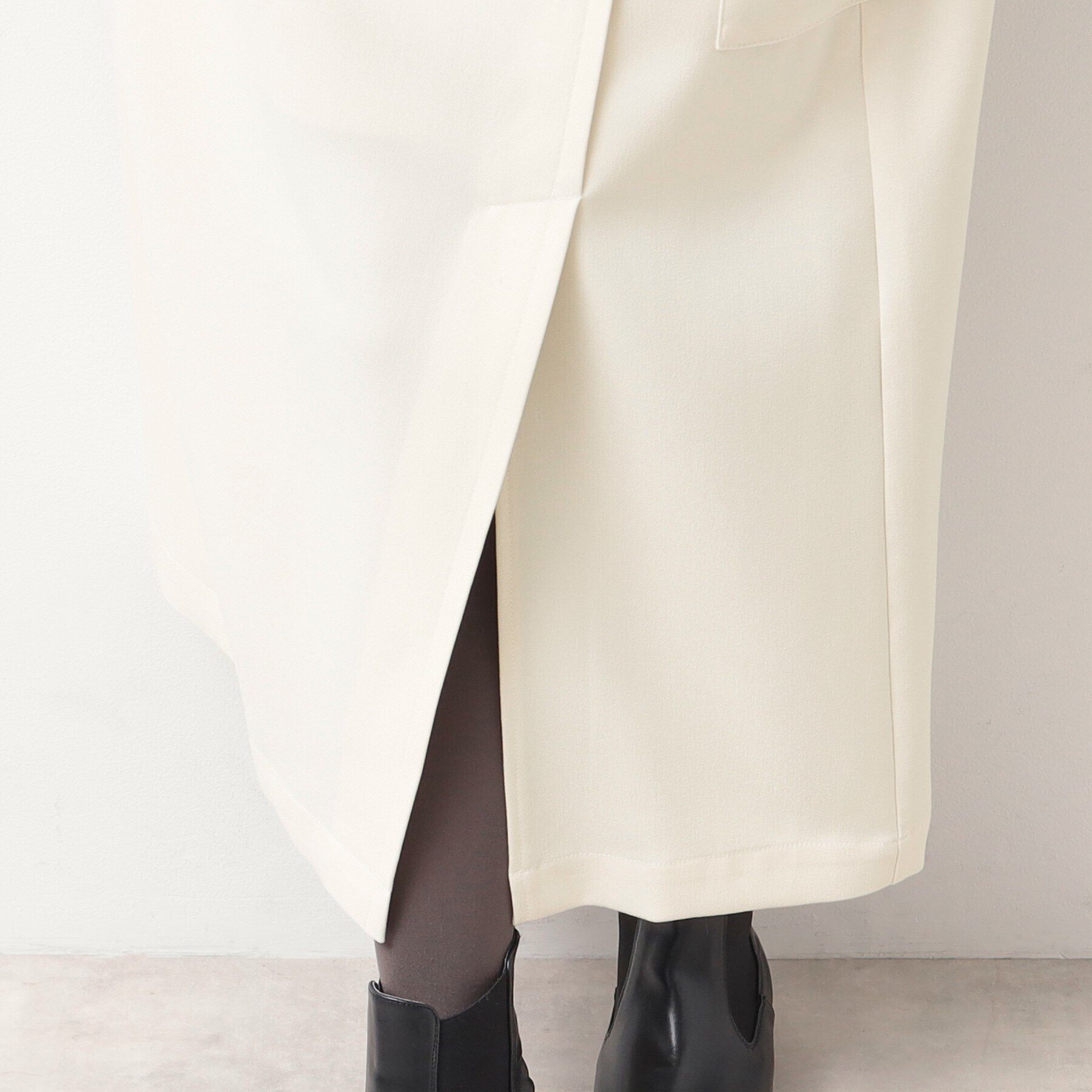 Dessin「【洗える・2WAY】サスペンダー付きフラップポケットスカート（XS～L）」|スカート|