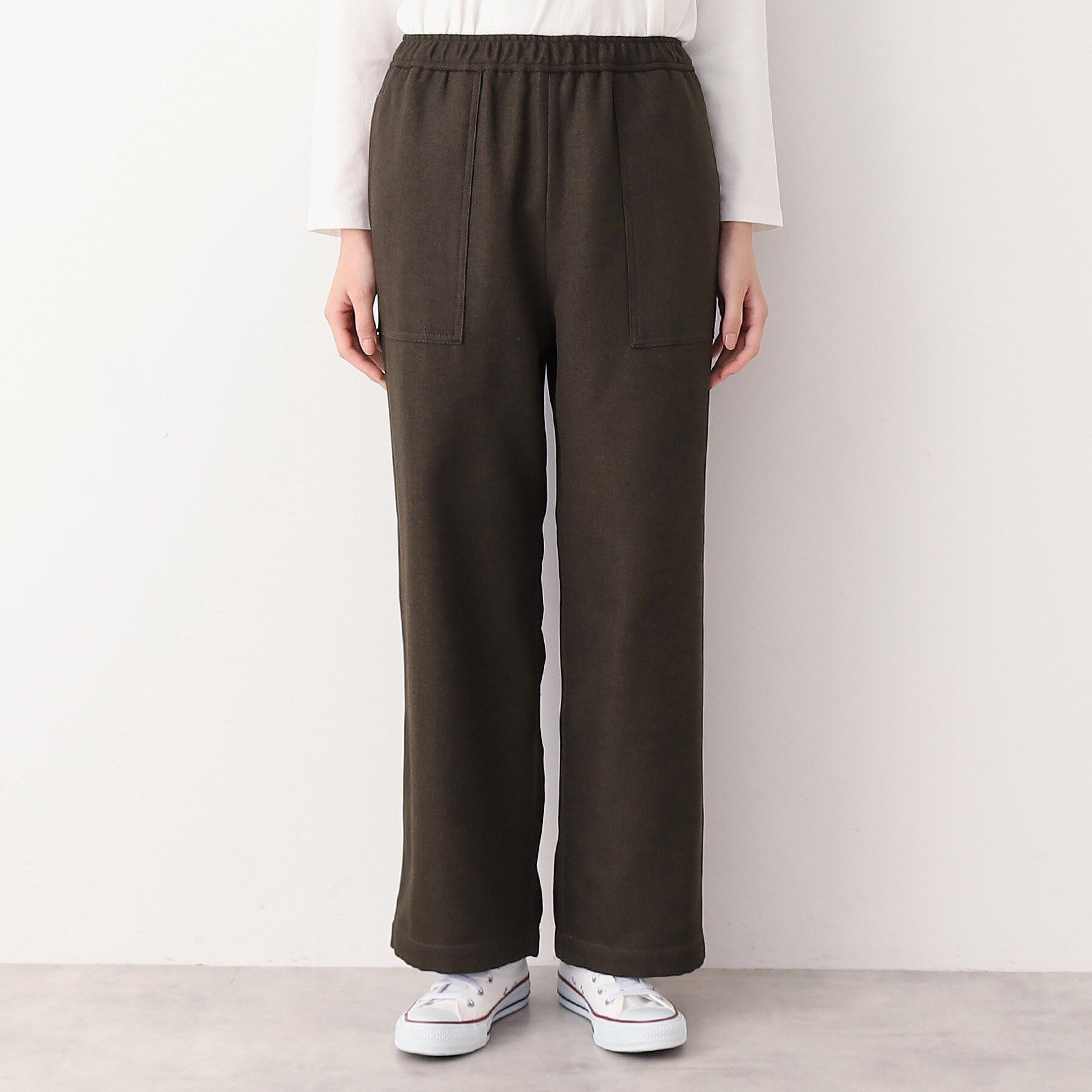 Dessin「【ウエストゴム・裏付き・洗える】アウトポケット付きパンツ（XS～L）」|その他|
