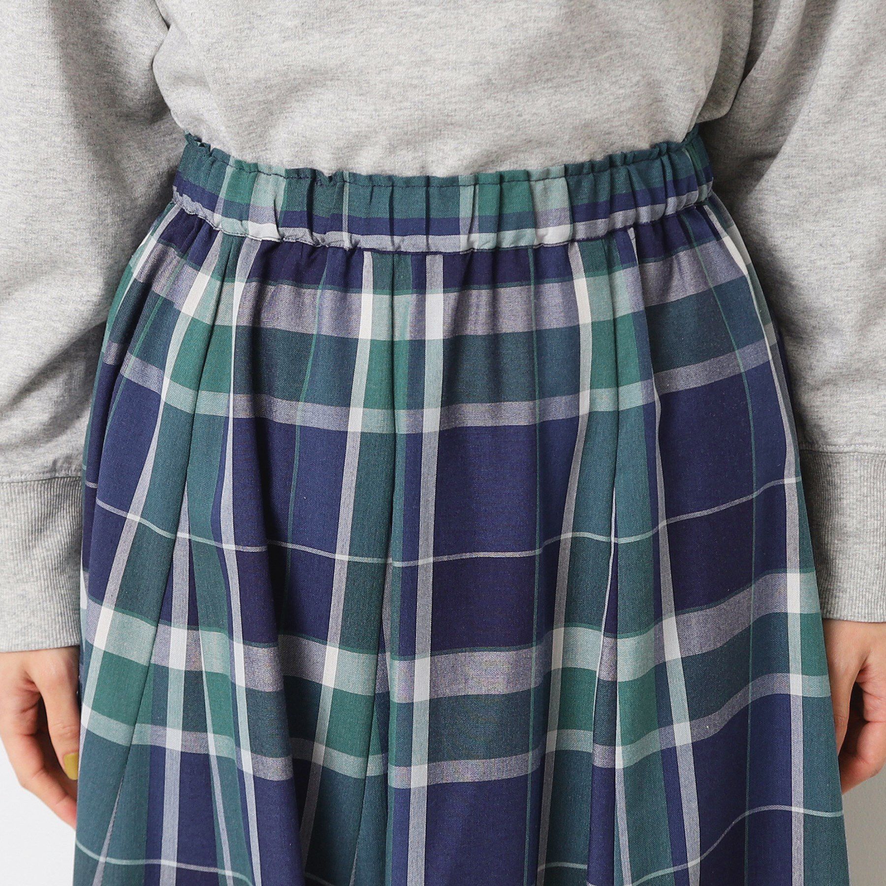 Dessin「【ウエストゴム・洗える】映えチェック柄スカート（XS～L）」|スカート|