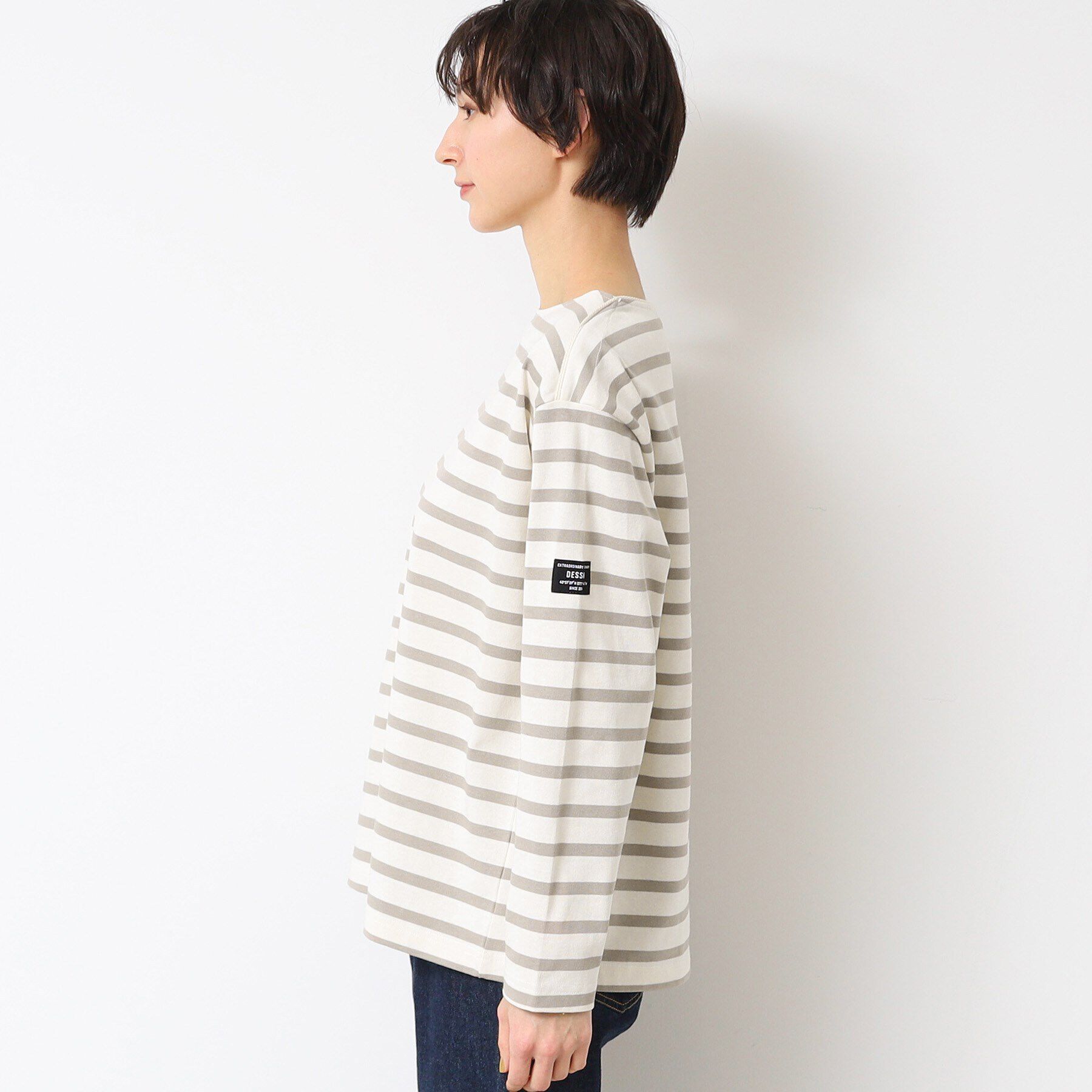 Dessin「◆【ユニセックス】ボーダー長袖Tシャツ」|Tシャツ・カットソー|