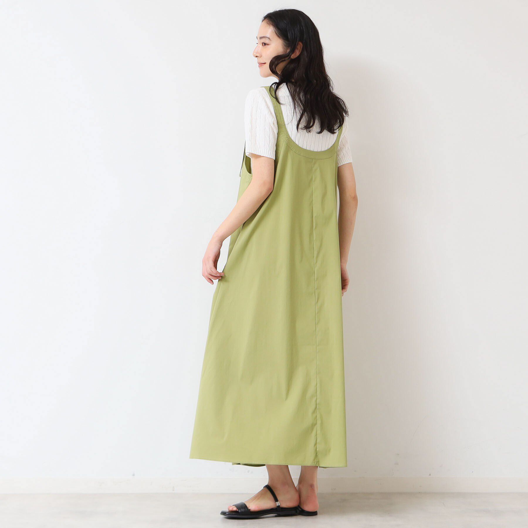 Dessin「【洗える】ベルト付きキャミワンピース」|ワンピース|