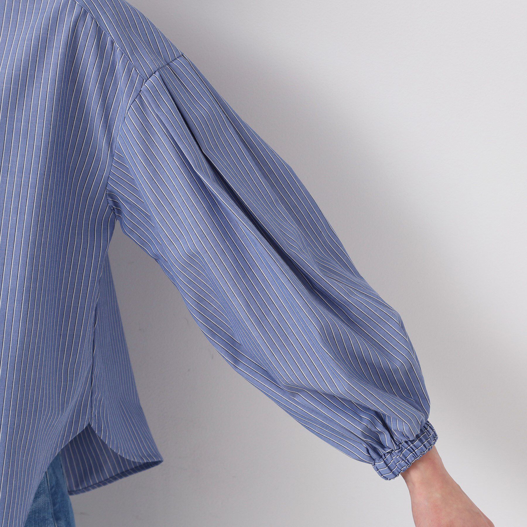 Dessin「【洗える・4サイズ展開】バンドカラーシャツ（XS～L）」|シャツ・ブラウス|