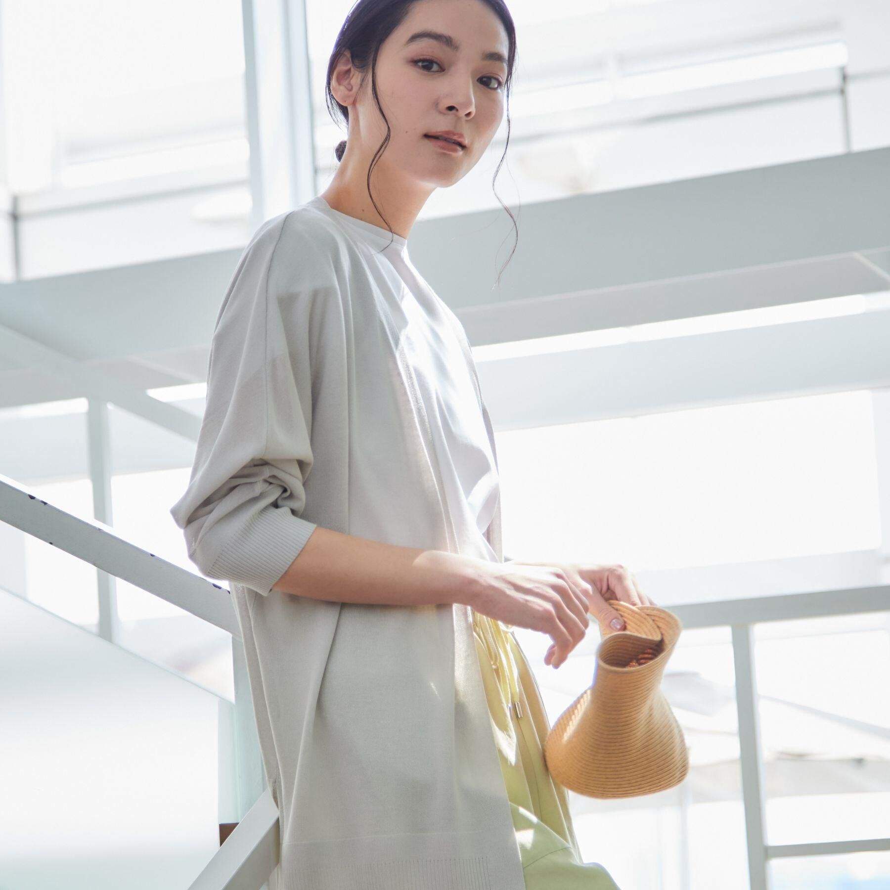 Dessin「【接触冷感・洗える】ドルマンスリーブひんやりカーディガン（S～L）」|カーディガン|