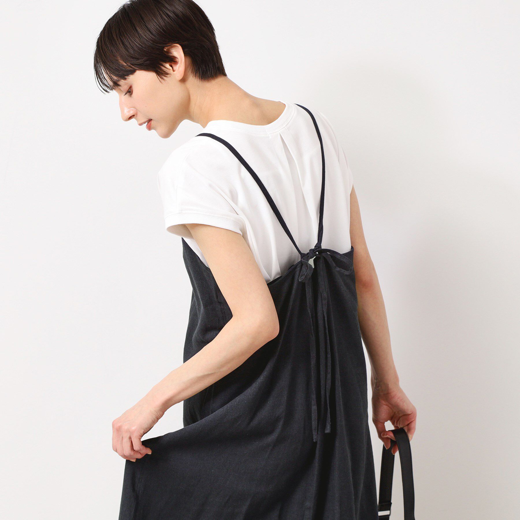 Dessin「【洗える】キャミソールドレス」|ワンピース|ネイビー(094)