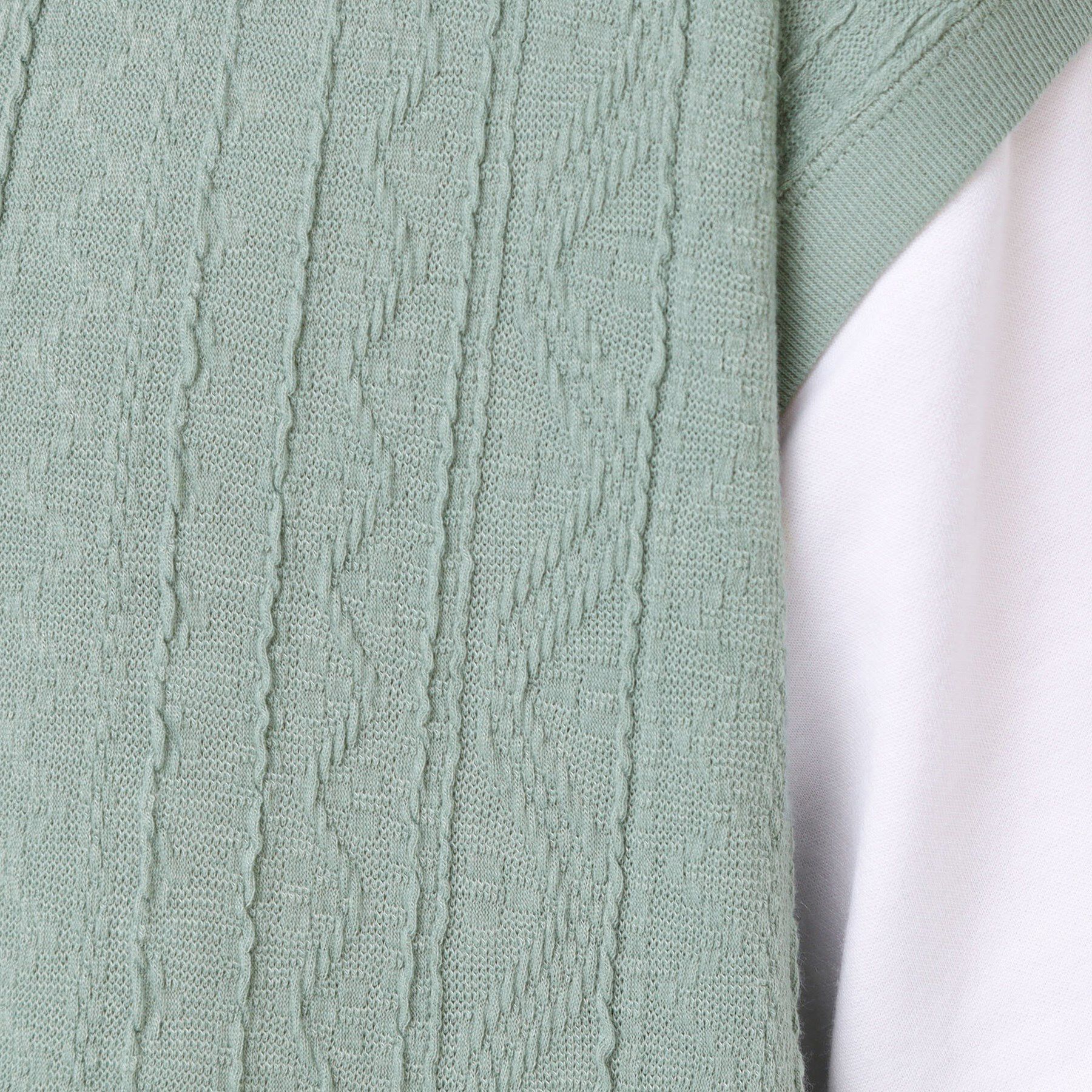 Dessin「【洗える】ベストレイヤードライクTシャツ」|Tシャツ・カットソー|