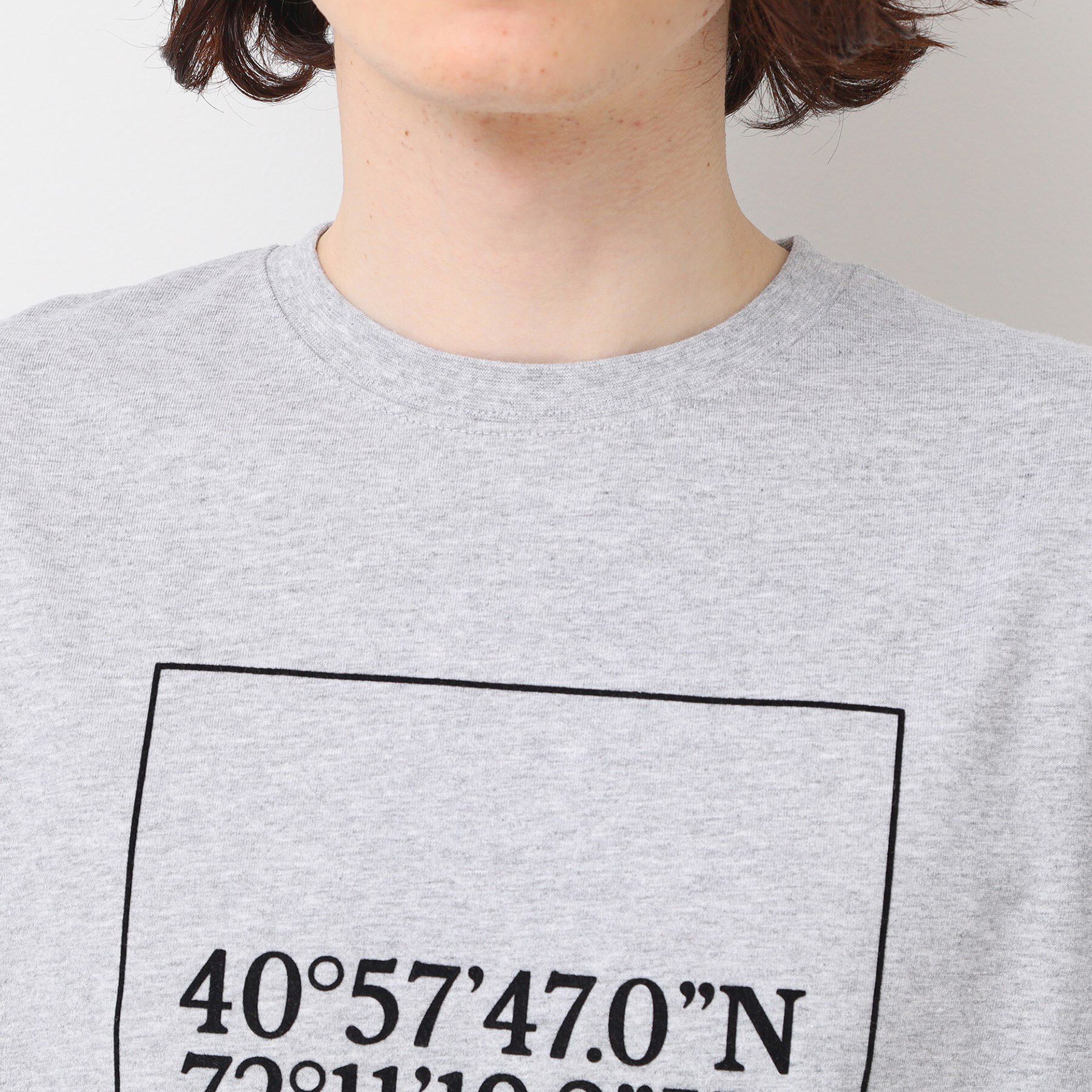 Dessin「【ユニセックス・洗える】座標プリントTシャツ」|Tシャツ・カットソー|