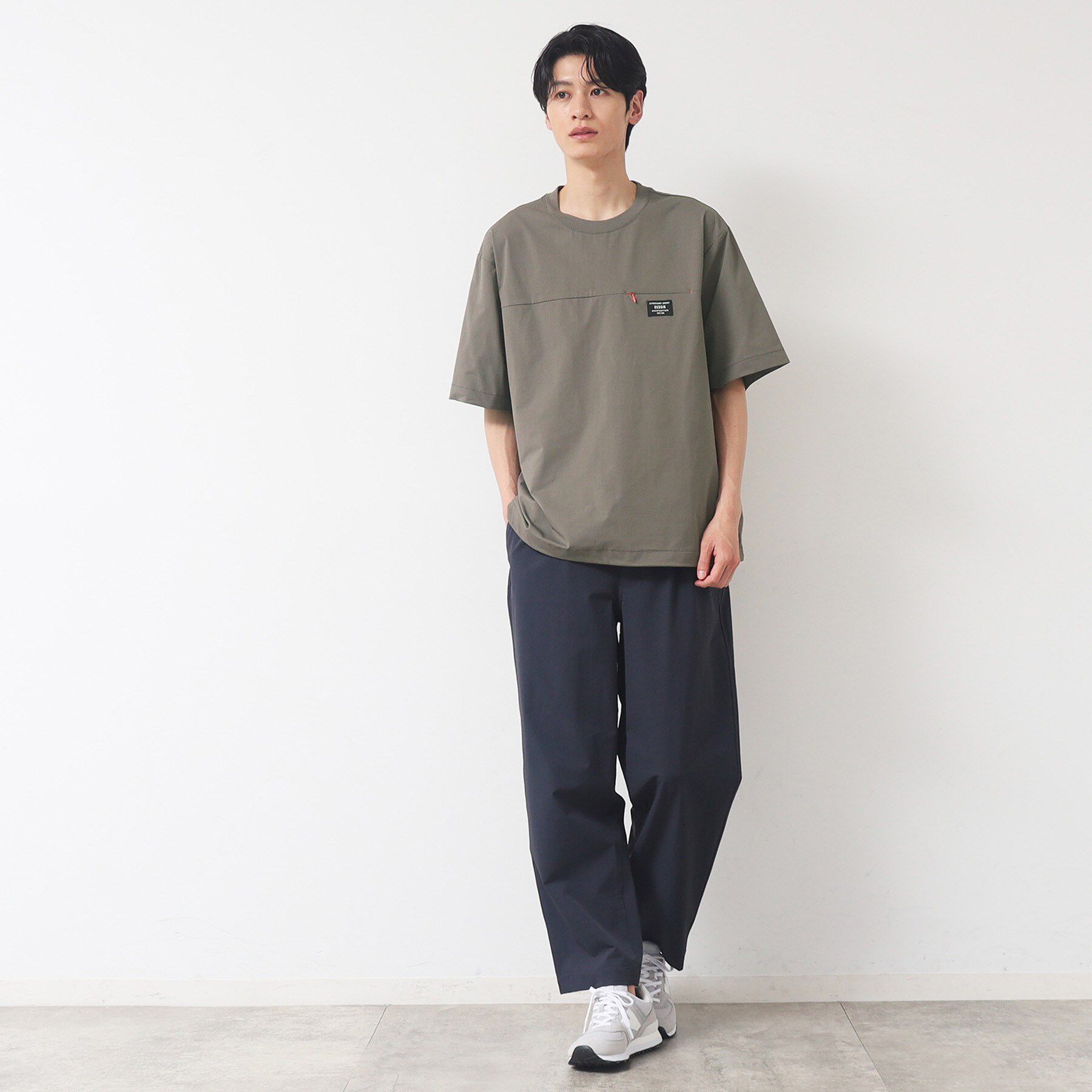 Dessin「【吸水速乾/UV/洗える】ドットメッシュTシャツ」|Tシャツ・カットソー|