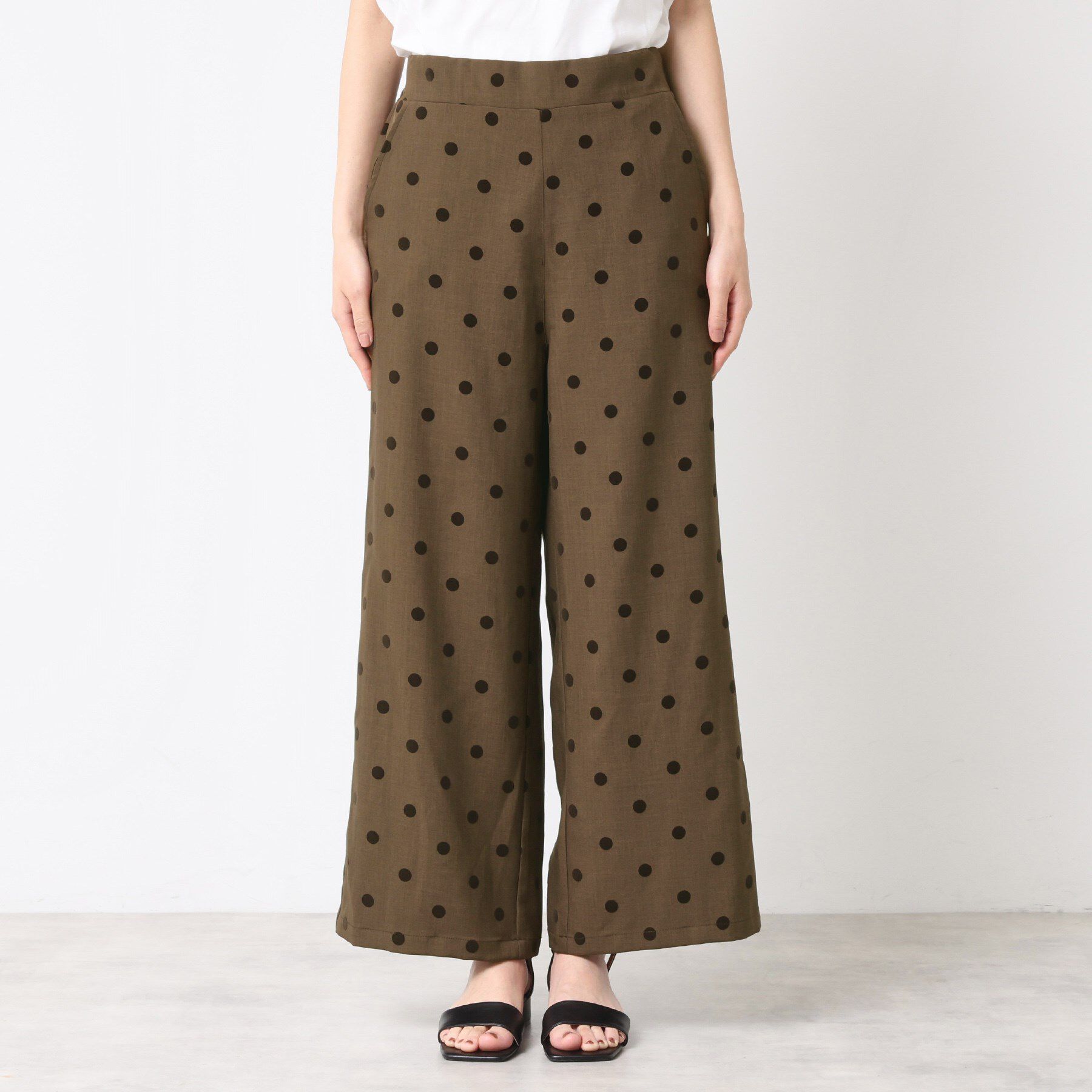 Dessin「【洗える】フロッキードットパンツ」|その他|