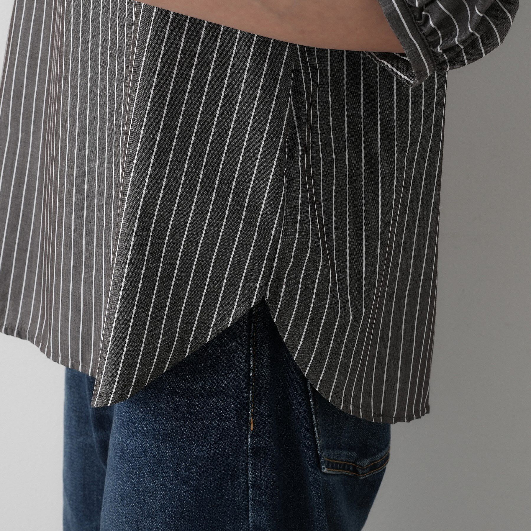 Dessin「【洗える/五分袖】ランタンスリーブスキッパーネックブラウス」|シャツ・ブラウス|