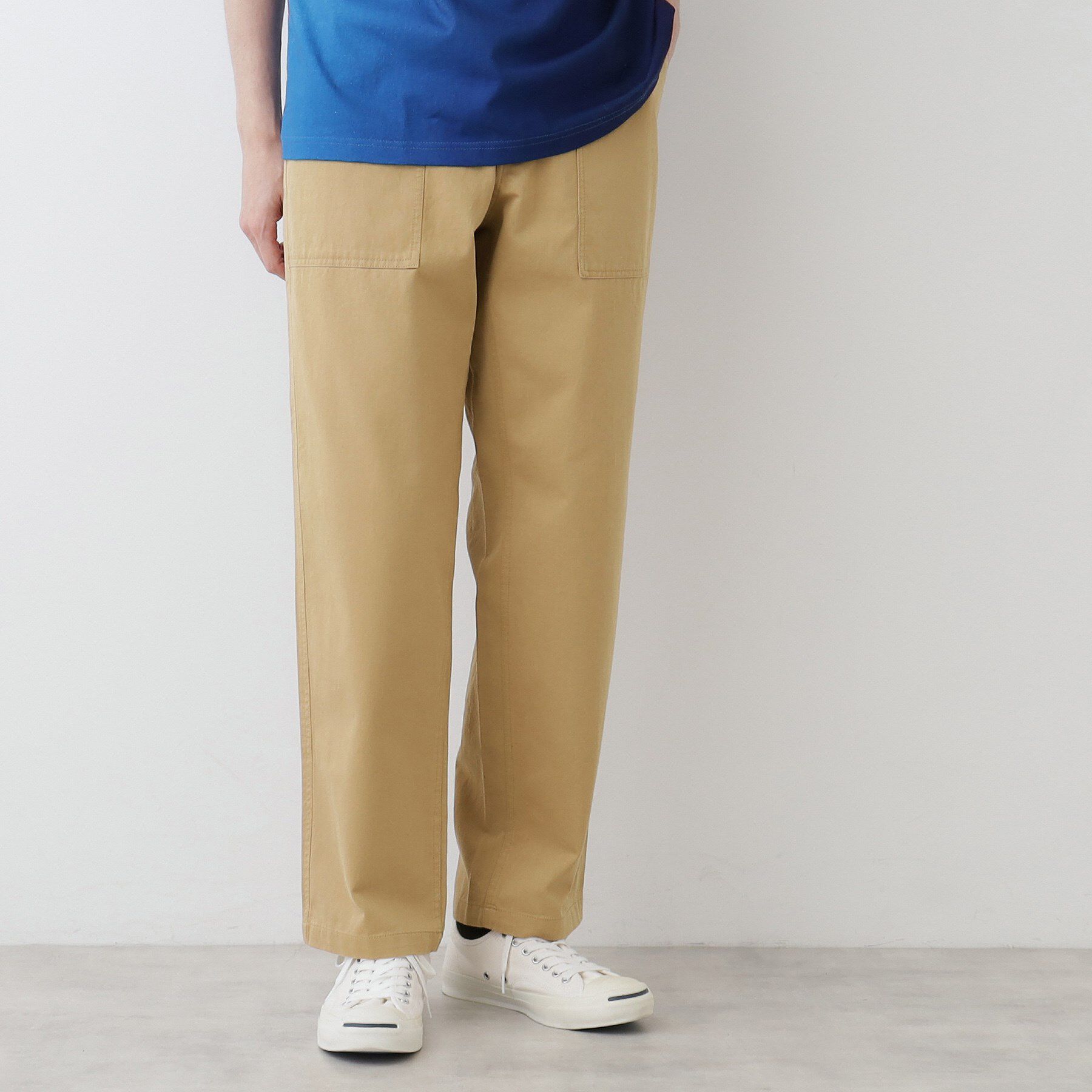 Dessin「【洗える】コットンツイルパンツ」|その他|ベージュ(052)