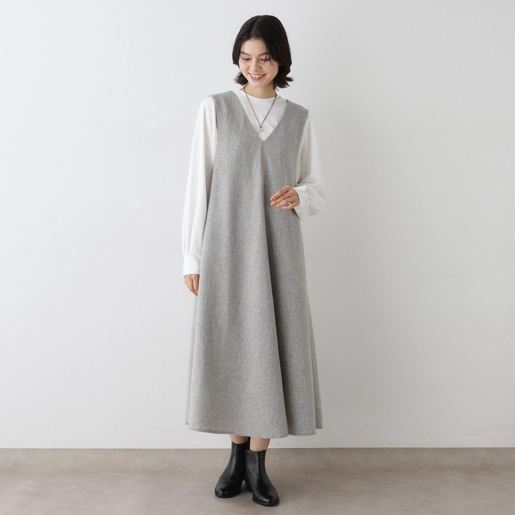 Dessin「【体型カバー・洗える】ドロップショルダーブラウス」|シャツ・ブラウス|