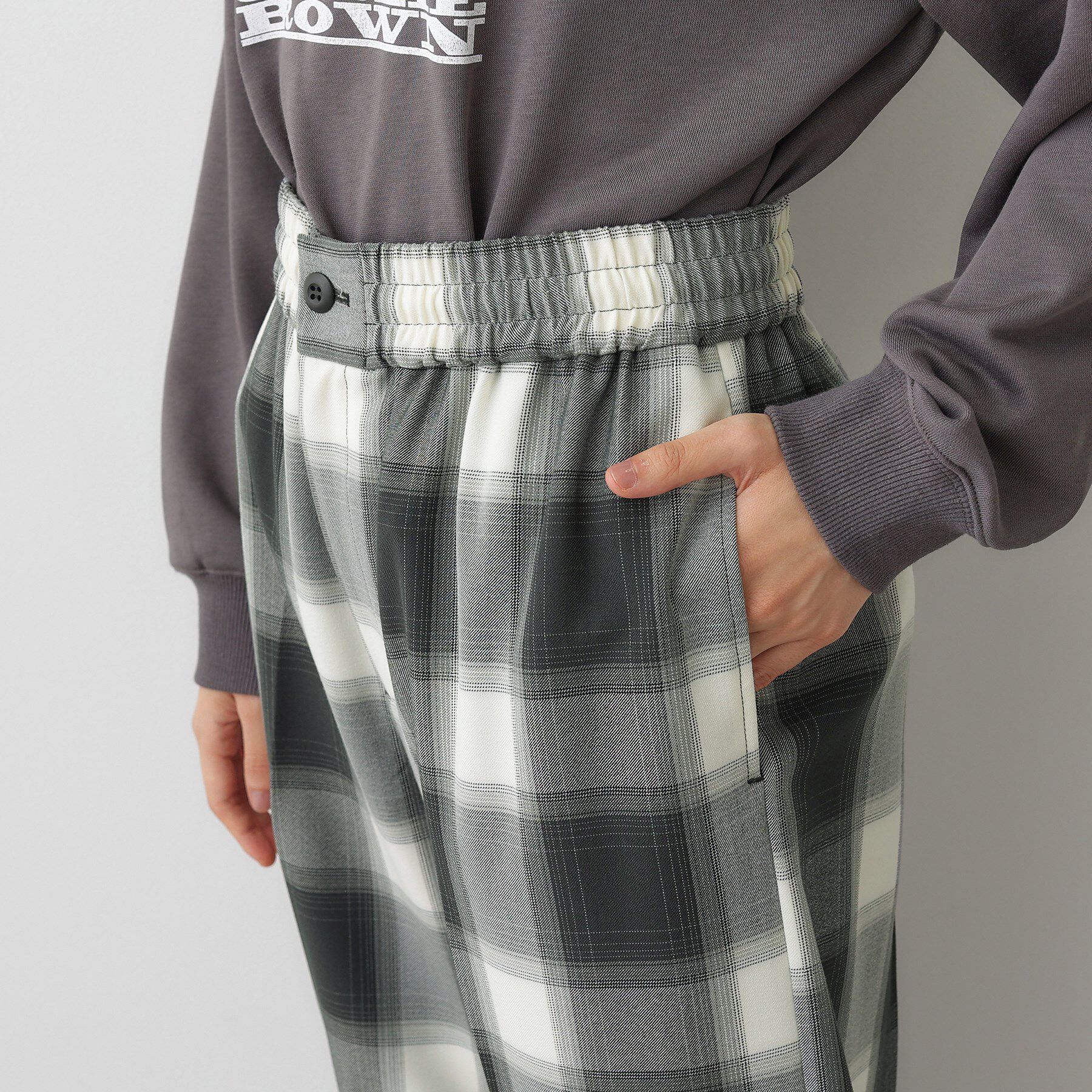 Dessin「【ユニセックス/ウエストゴム】チェック柄パンツ」|その他|