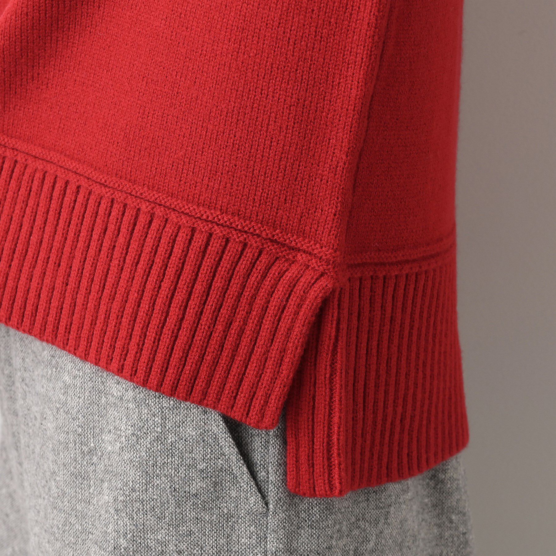 Dessin「【洗える】センタータックラインハイネックニット」|ニット・セーター|