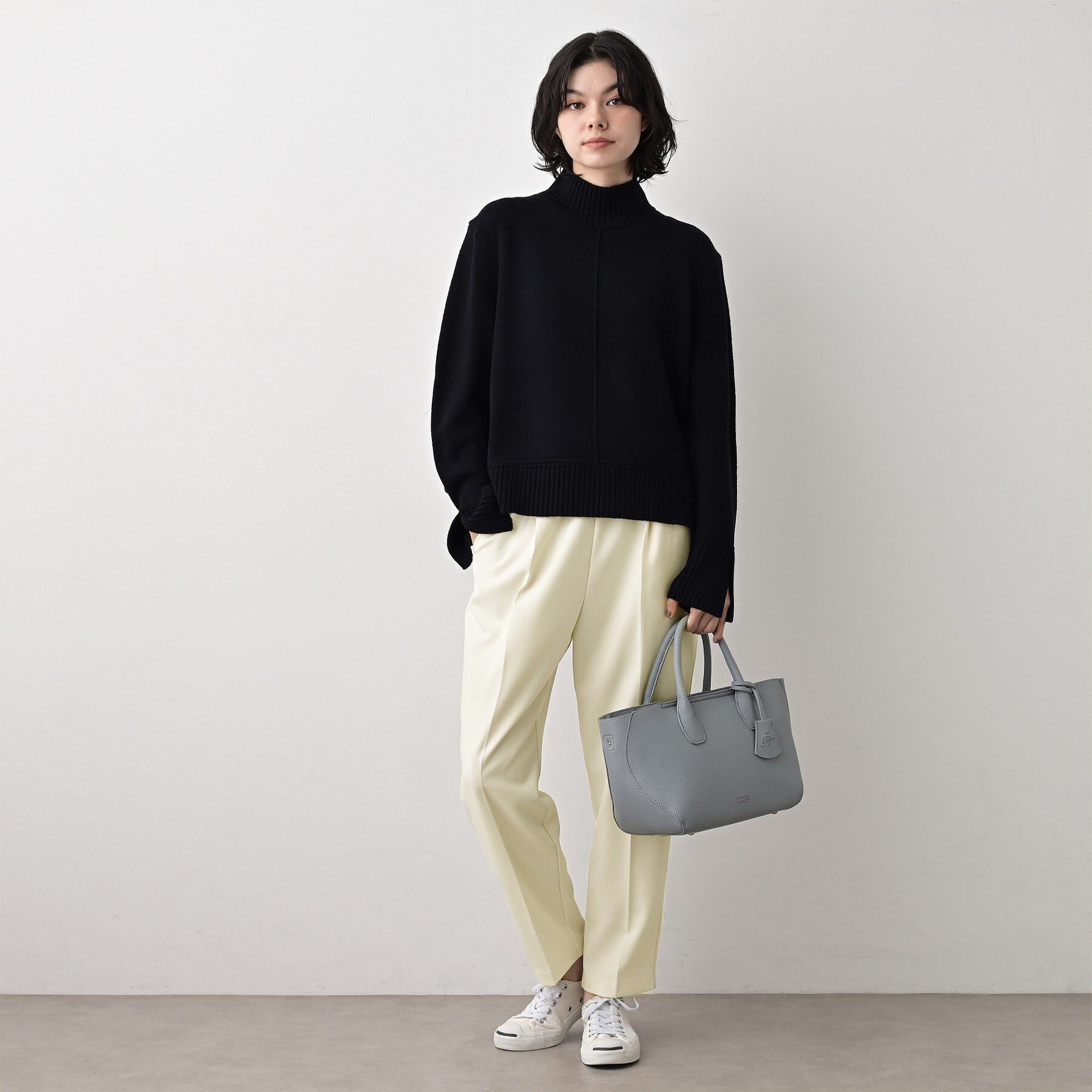 Dessin「【ウエストゴム/裏地付き】コンフォートテーパードパンツ」|その他|