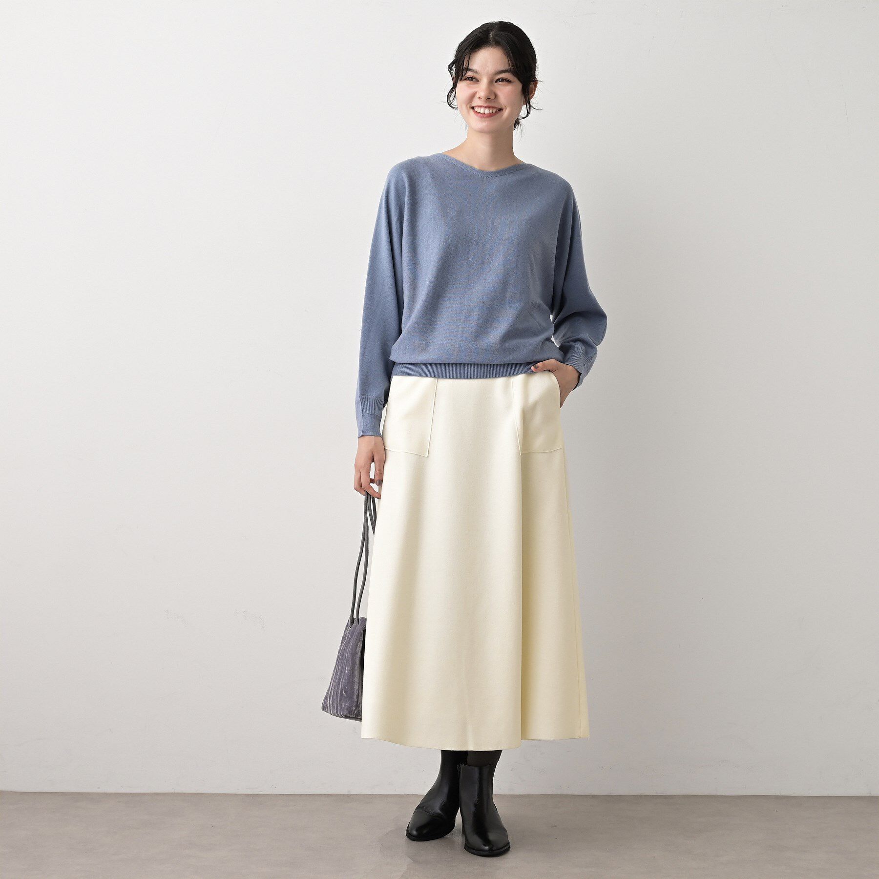 Dessin「メルトンジャージフレアスカート」|スカート|
