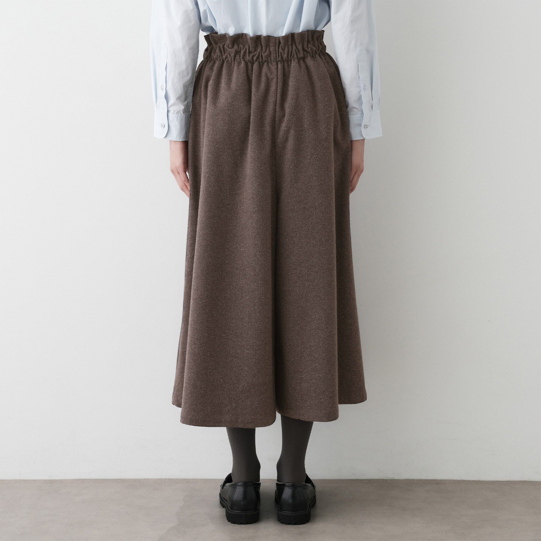 Dessin「【ウエストゴム/洗える】起毛フレアシルエットパンツ」|その他|