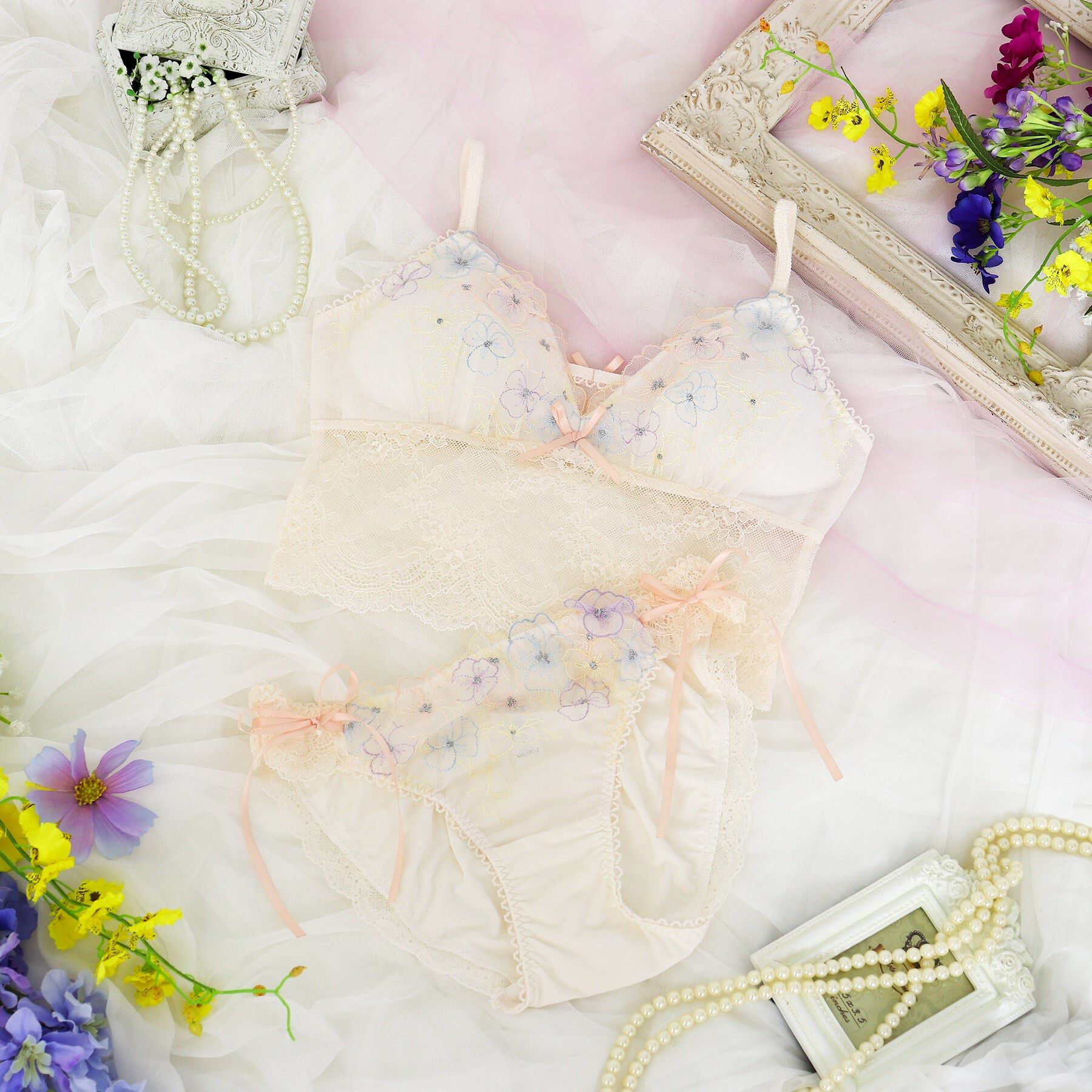 Risa Magli「フィオラ リボンショーツ」|インナー|