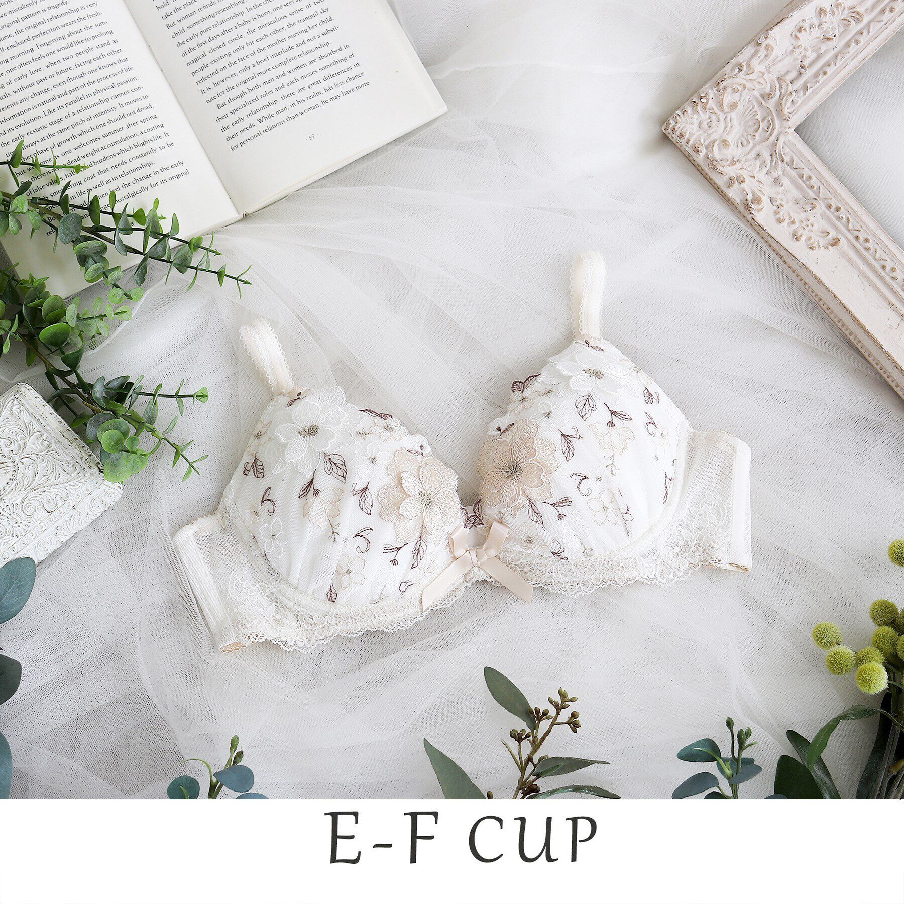 Risa Magli「アイヴィー ブラジャー」|インナー|アイボリー(004)