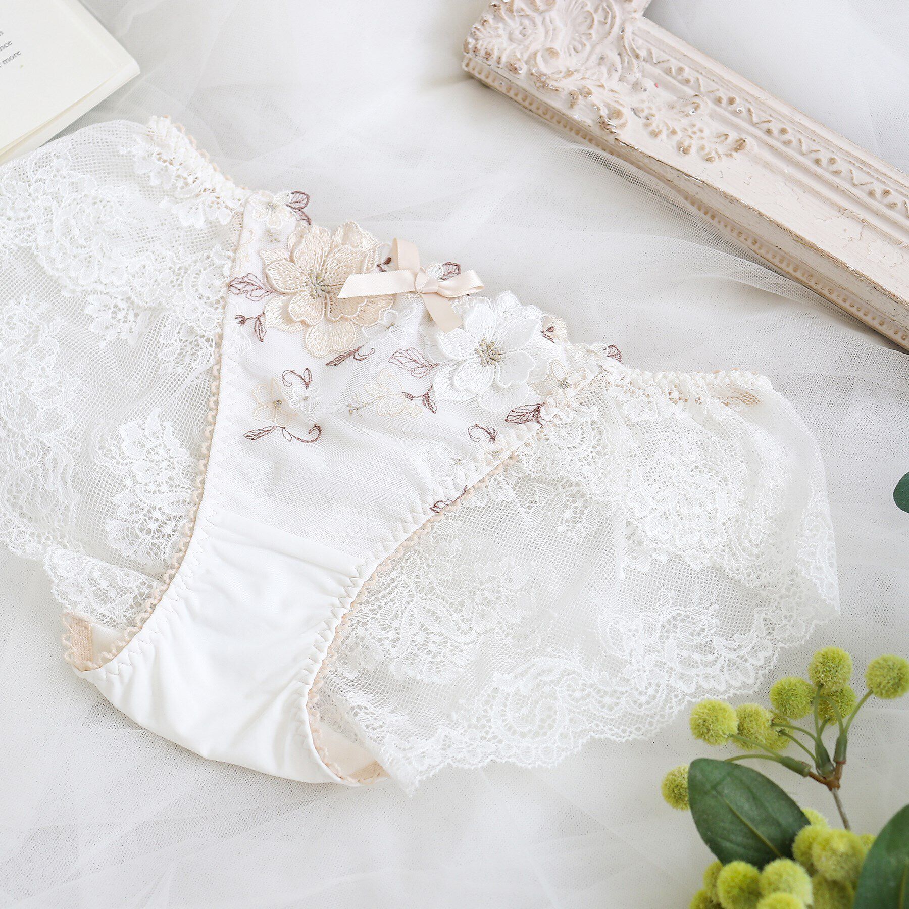 Risa Magli「アイヴィー レースショーツ」|インナー|