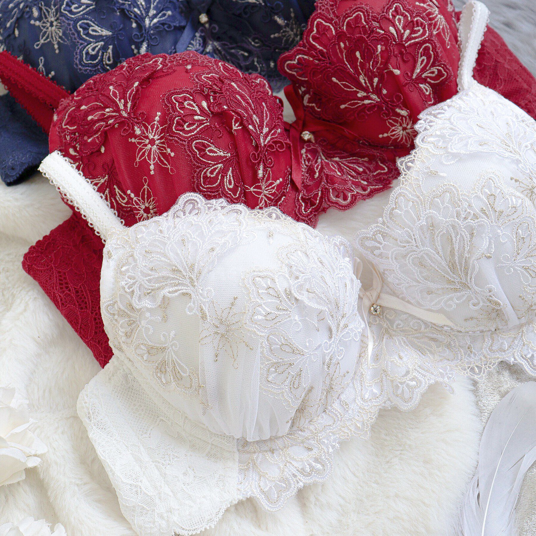 Risa Magli「カロリーネ ブラジャー（E-F）＜S Make Type＞」|インナー|