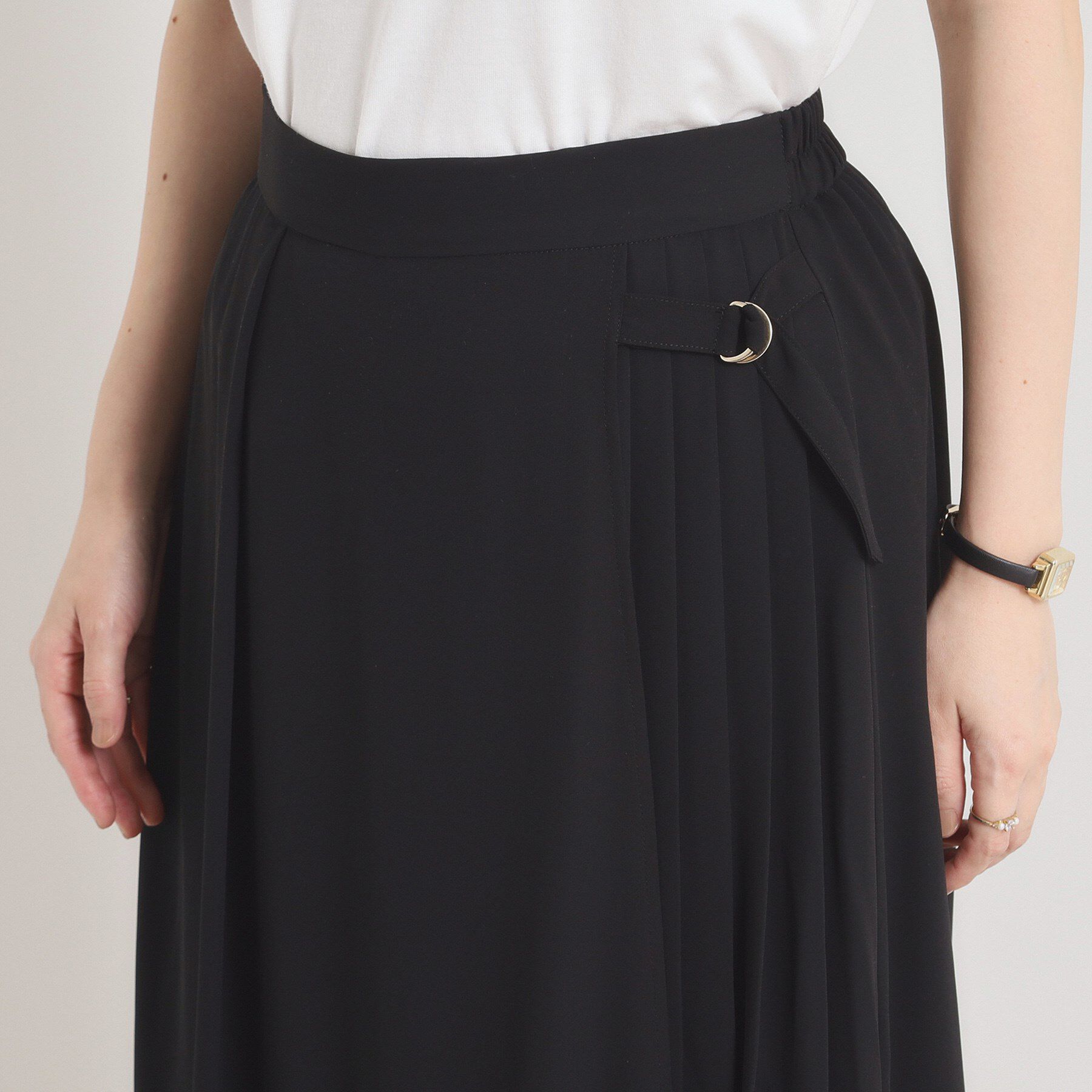 ITS&rsquo;DEMO「【手洗い可／ウエストゴム】サイドプリーツパンツ」|その他|