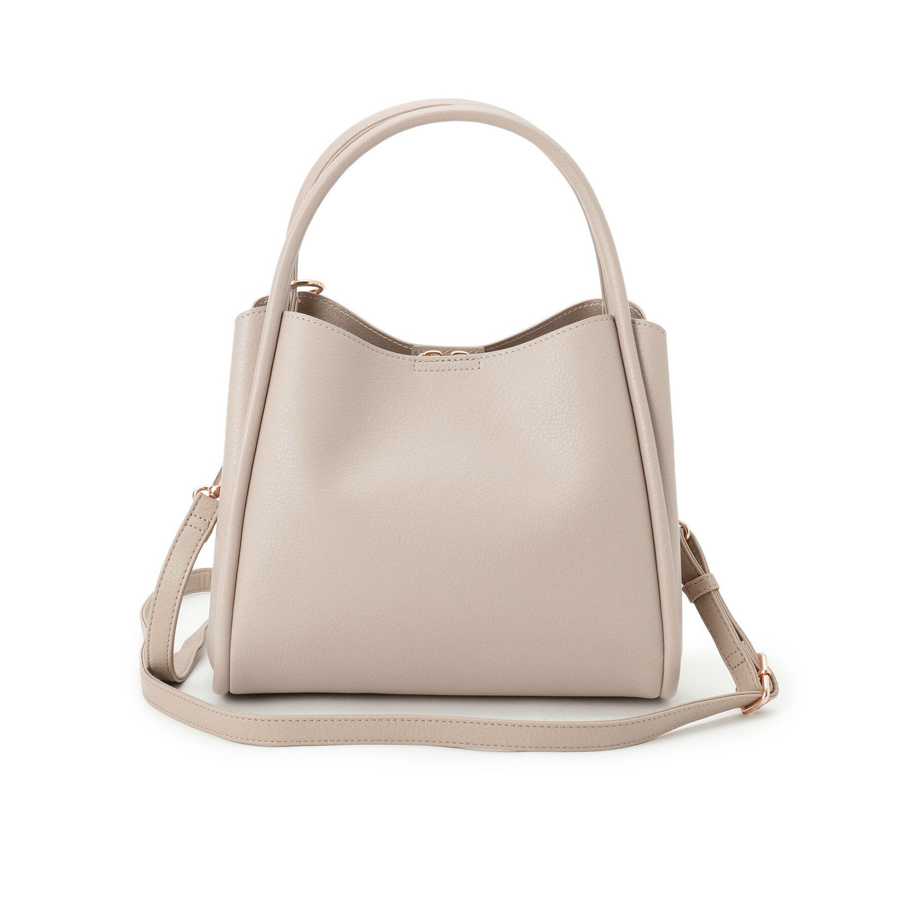 ITS&rsquo;DEMO「【2WAY】チャーム付きミニトート」|ハンドバッグ|