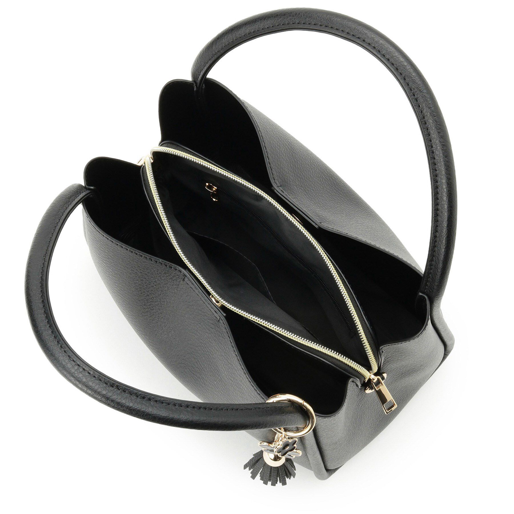 ITS&rsquo;DEMO「【2WAY】チャーム付きミニトート」|ハンドバッグ|