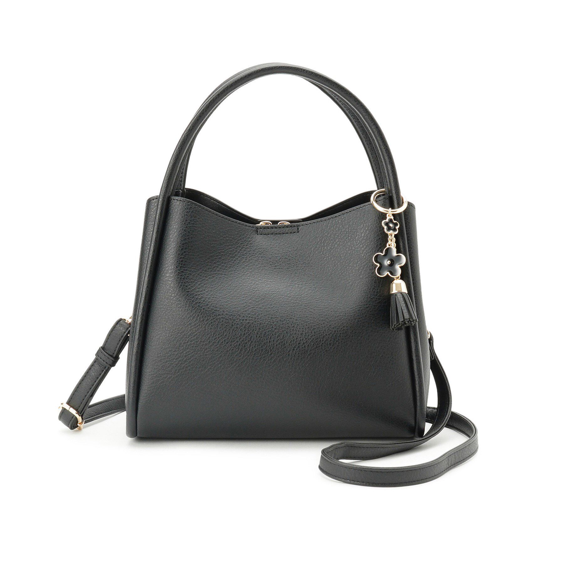 ITS&rsquo;DEMO「【2WAY】チャーム付きミニトート」|ハンドバッグ|