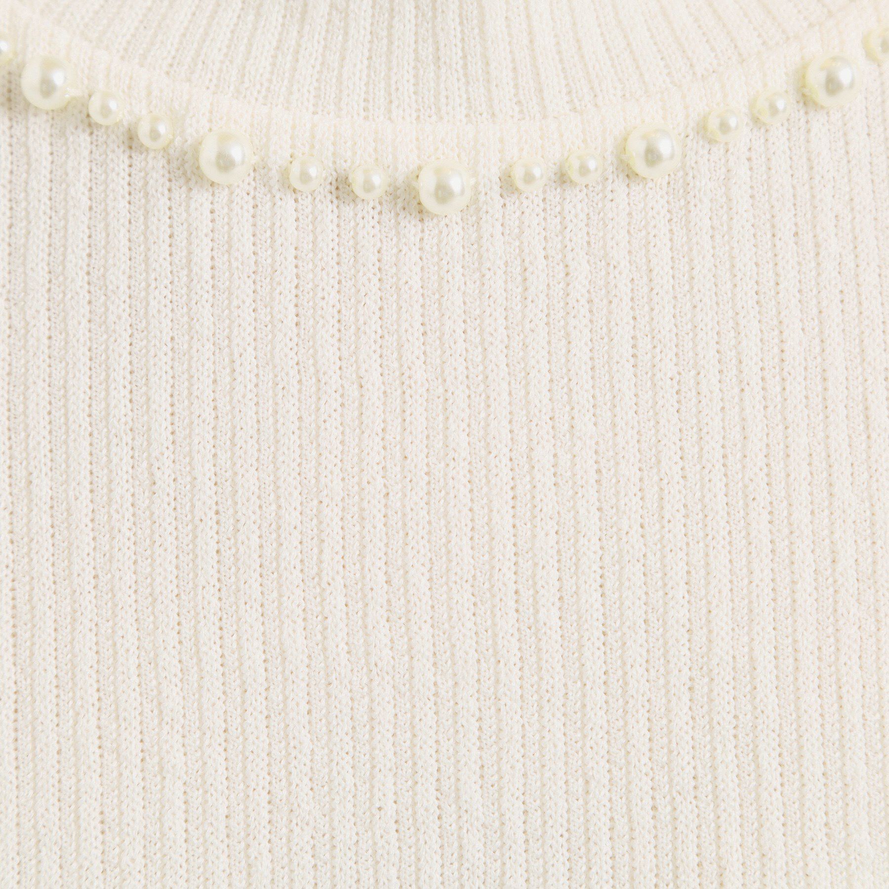 ITS&rsquo;DEMO「【手洗い可】パール調衿起毛リブプルオーバー」|Tシャツ・カットソー|