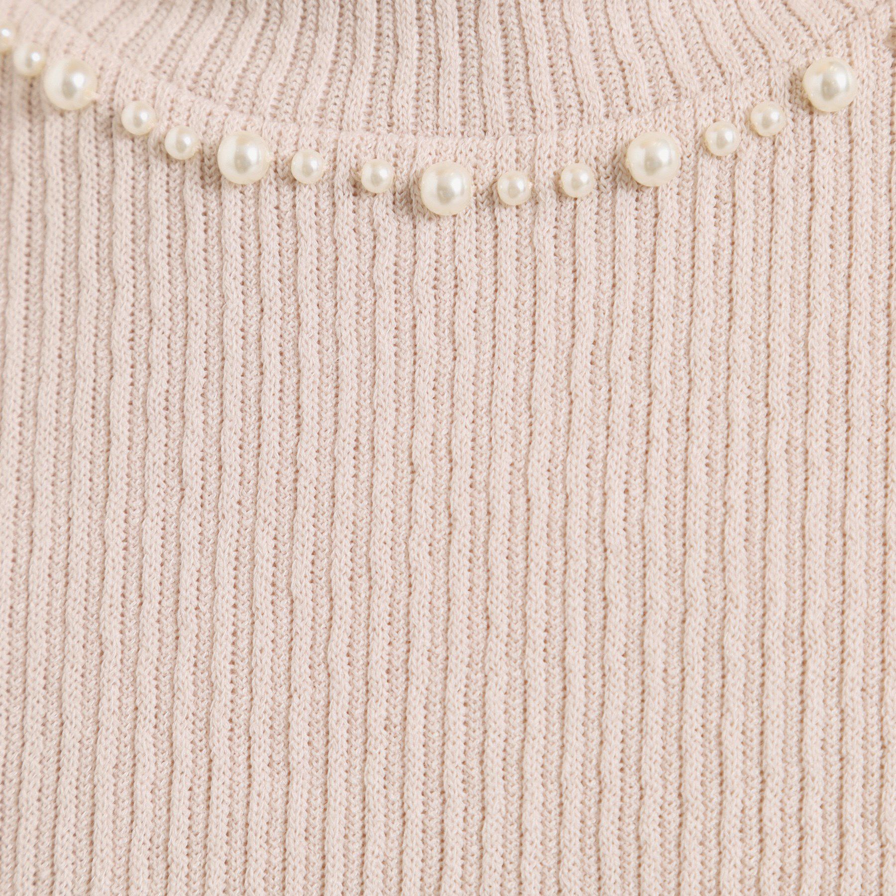 ITS&rsquo;DEMO「【手洗い可】パール調衿起毛リブプルオーバー」|Tシャツ・カットソー|