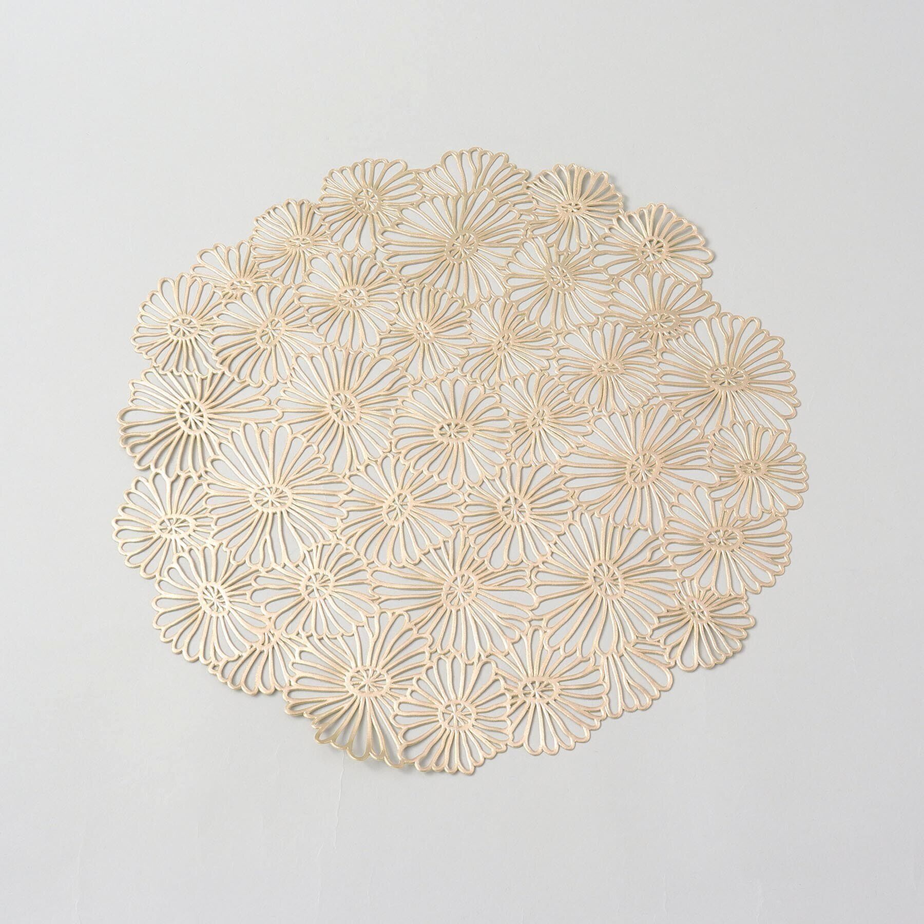 212 KITCHEN STORE「プレイスマット フラワーGD ももとせ」|食器・キッチングッズ|