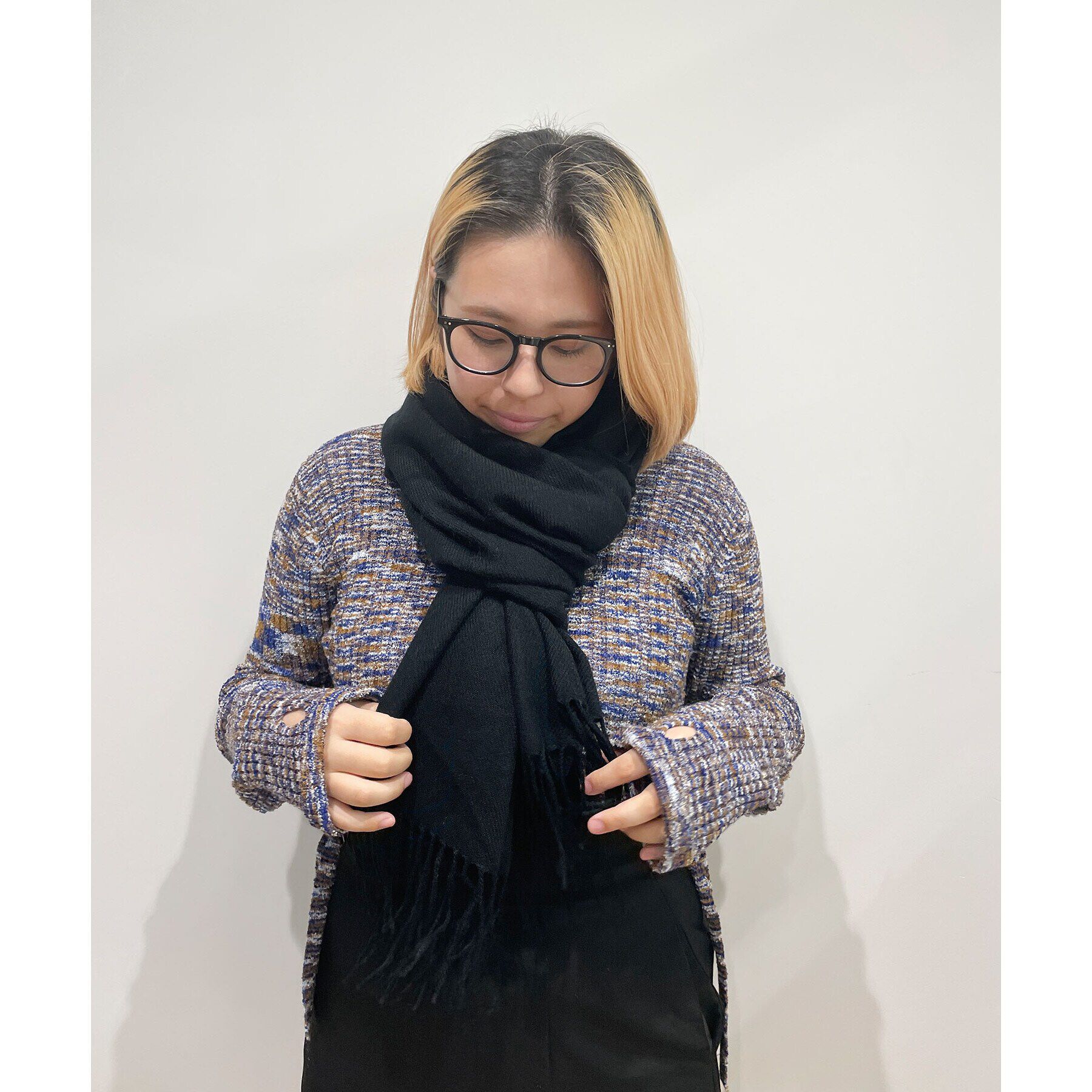 Ober Tashe「洗えるシンプルカラーストール 累計販売約5000枚【防寒／マフラー／無地／ギフト】」|ストール|