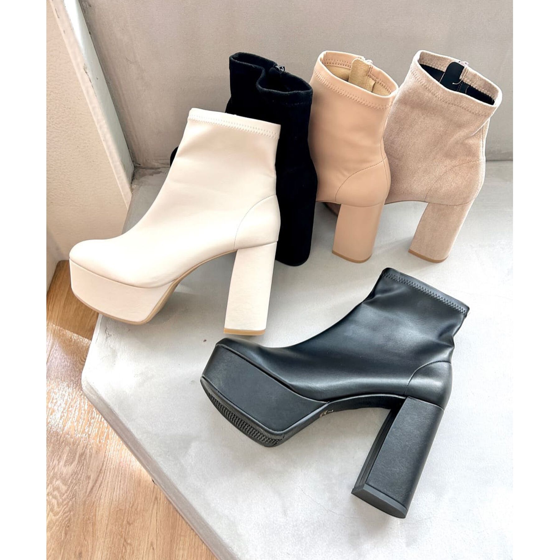 ESPERANZA「ラク盛りショートブーツ」|ショートブーツ|