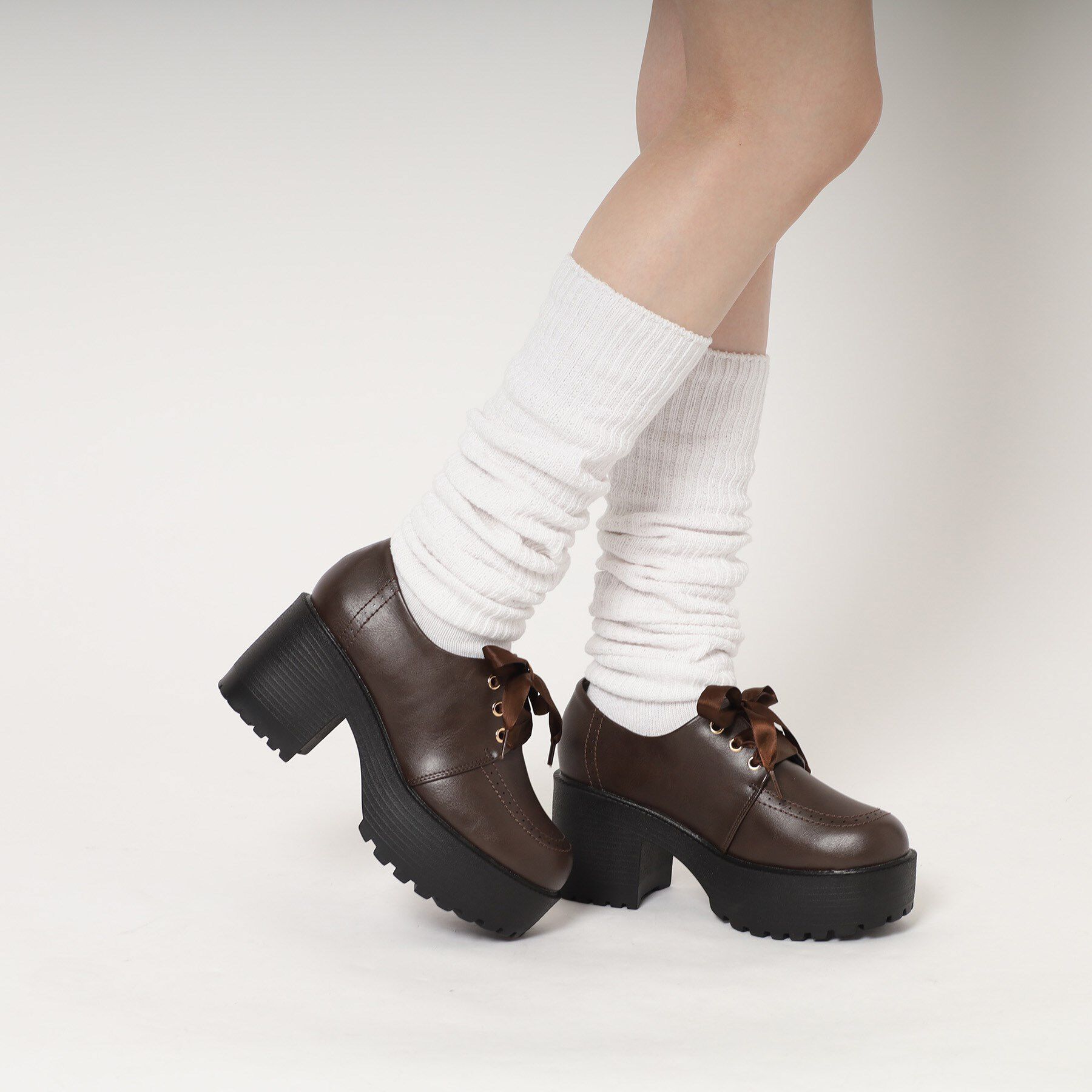 csT&P「厚底レースアップシューズ」|パンプス|