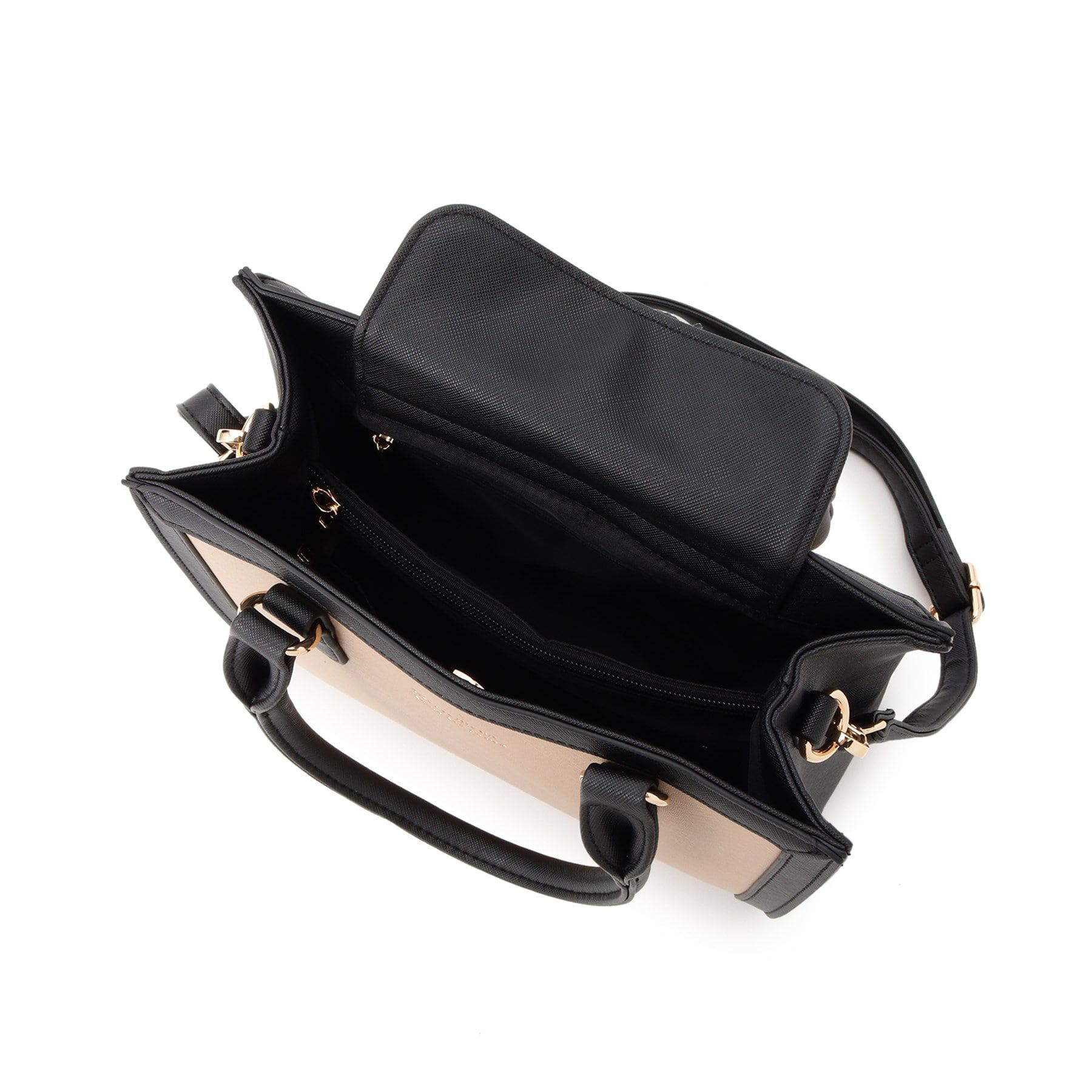 Ober Tashe「バイカラー2WAYスクエアショルダーミニトートバッグ」|ショルダー・メッセンジャー|