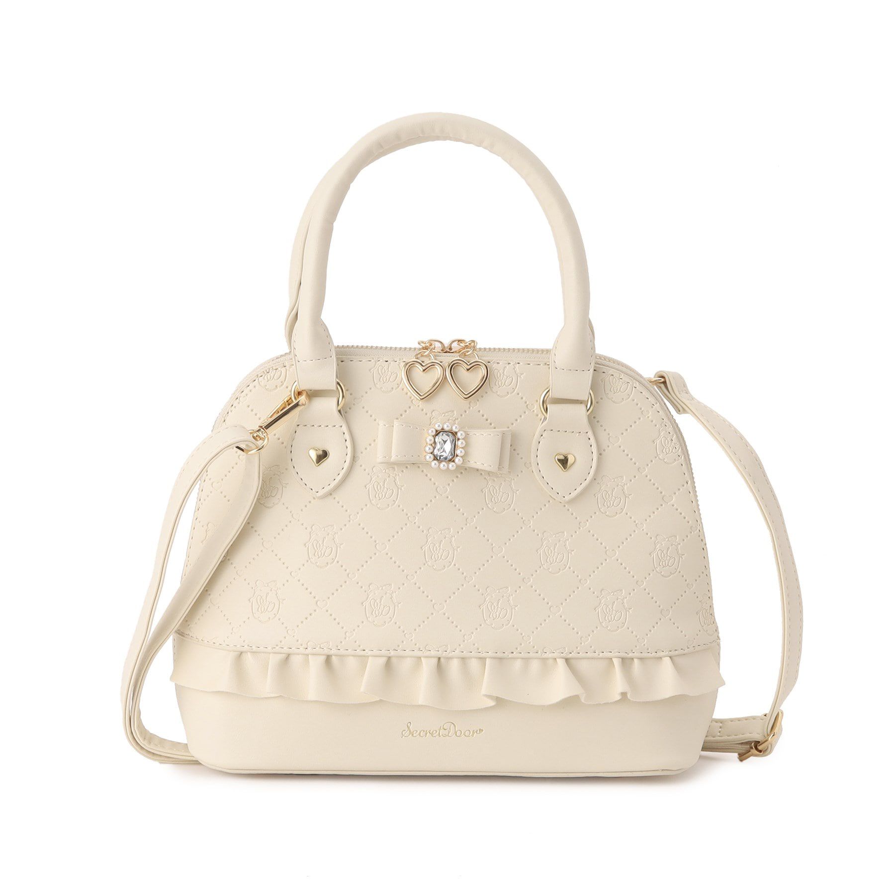 Ober Tashe「ガーリー2WAYミニボストン」|ショルダー・メッセンジャー|ｱｲﾎﾞﾘｰ(004)