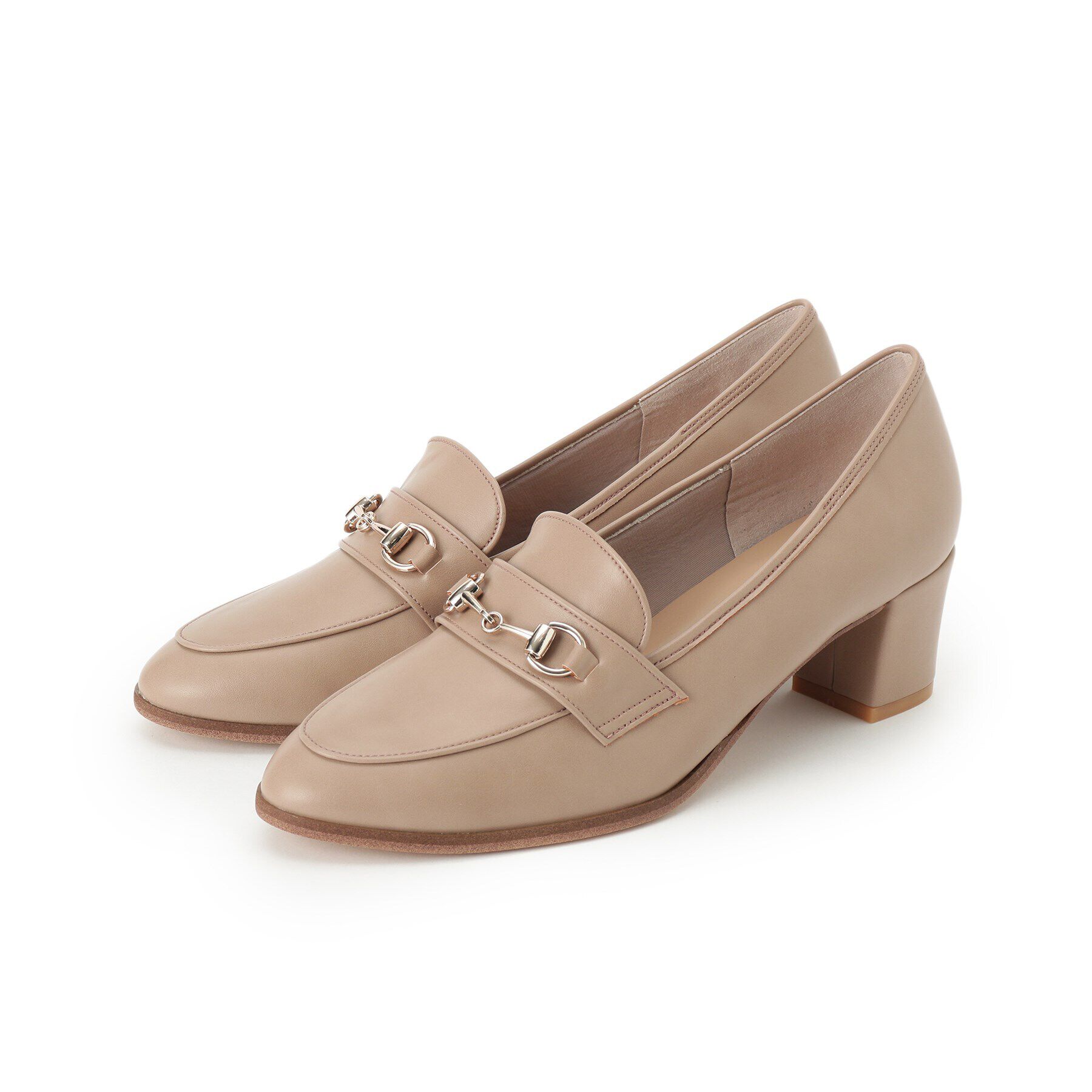 ESPERANZA「ミドルヒールビットローファー」|パンプス|