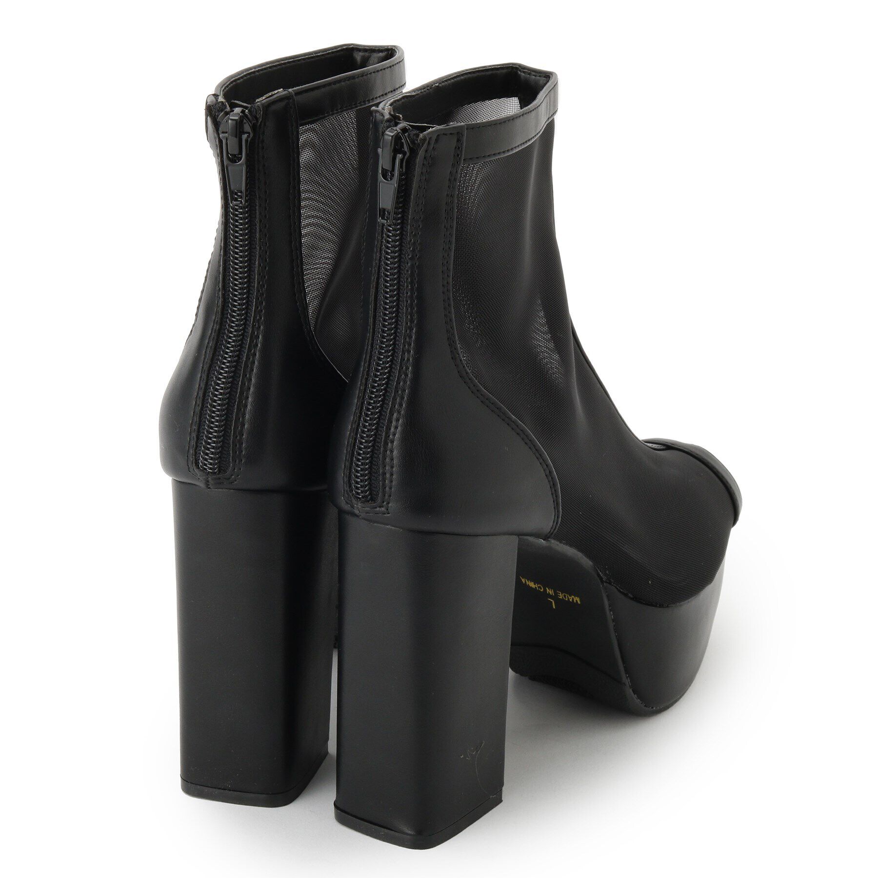 csT&P「厚底チュールショートブーツ」|ショートブーツ|