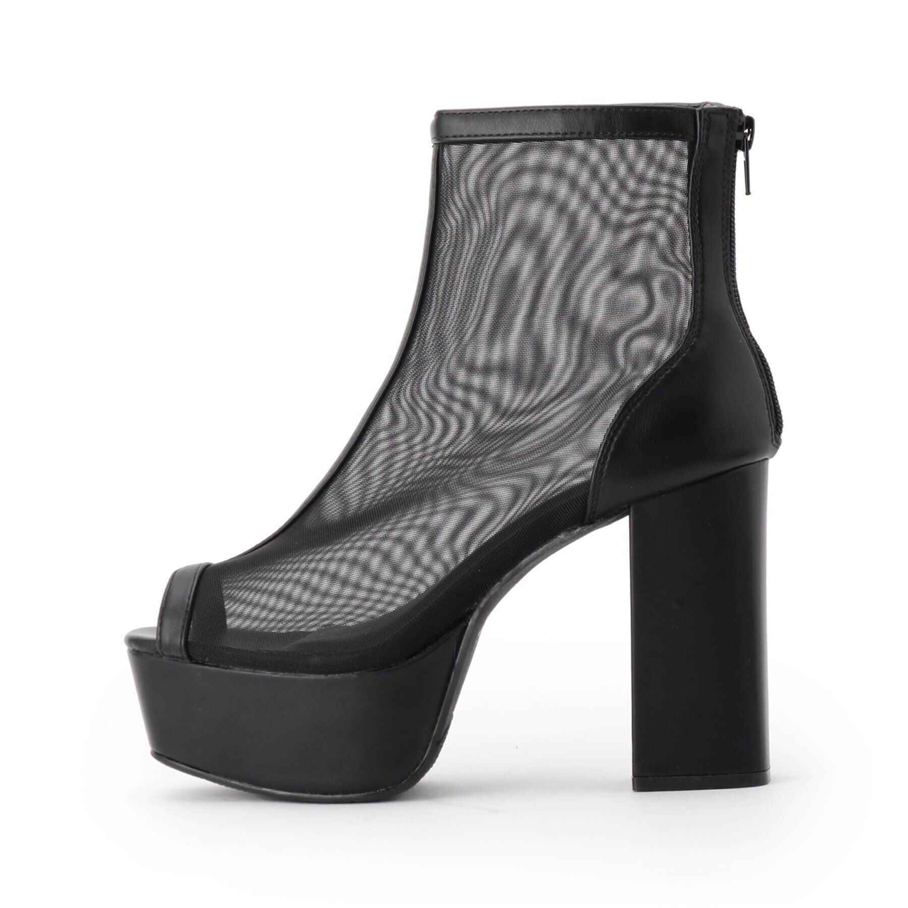 csT&P「厚底チュールショートブーツ」|ショートブーツ|