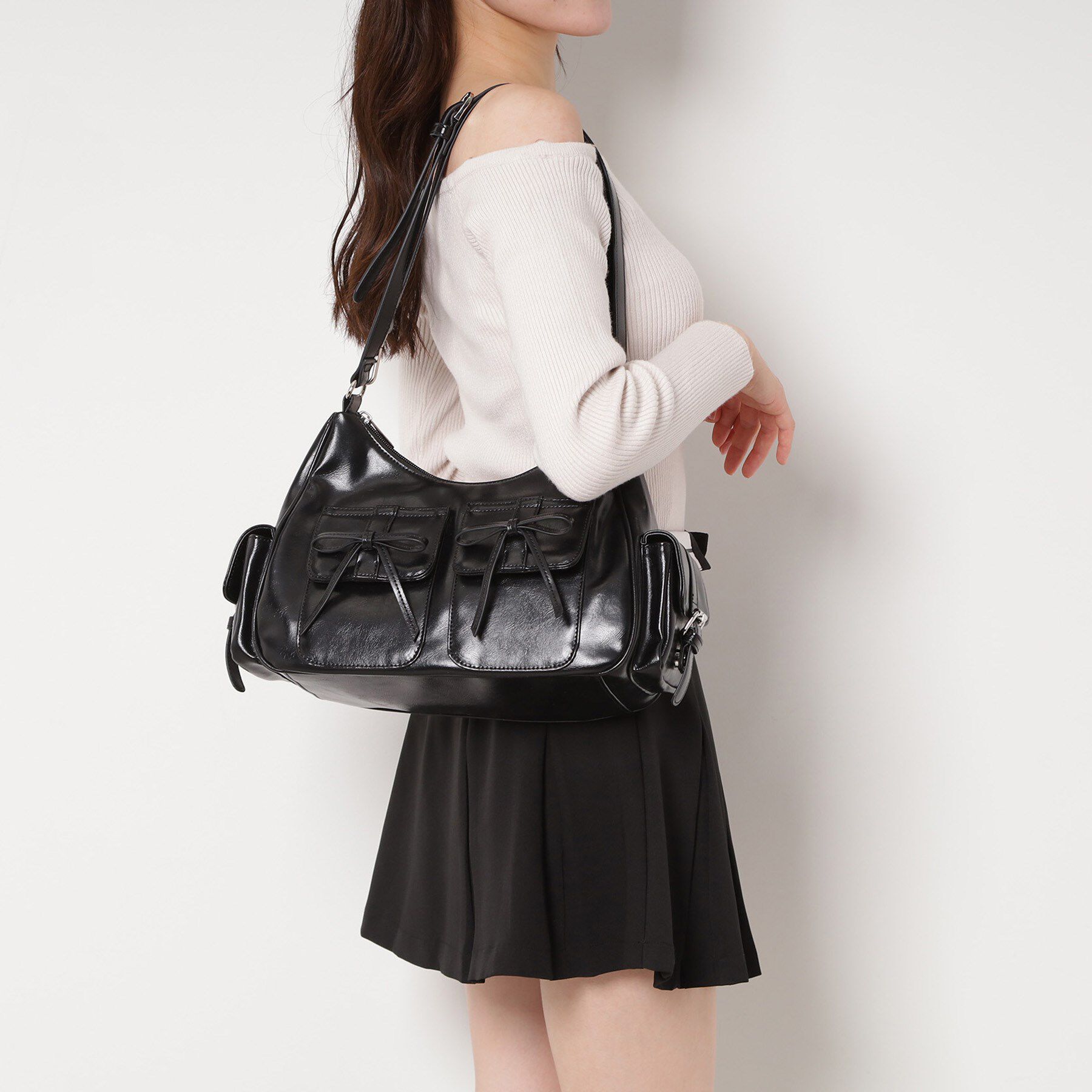 ESPERANZA「ポケットリボン2WAYバッグ」|ショルダー・メッセンジャー|