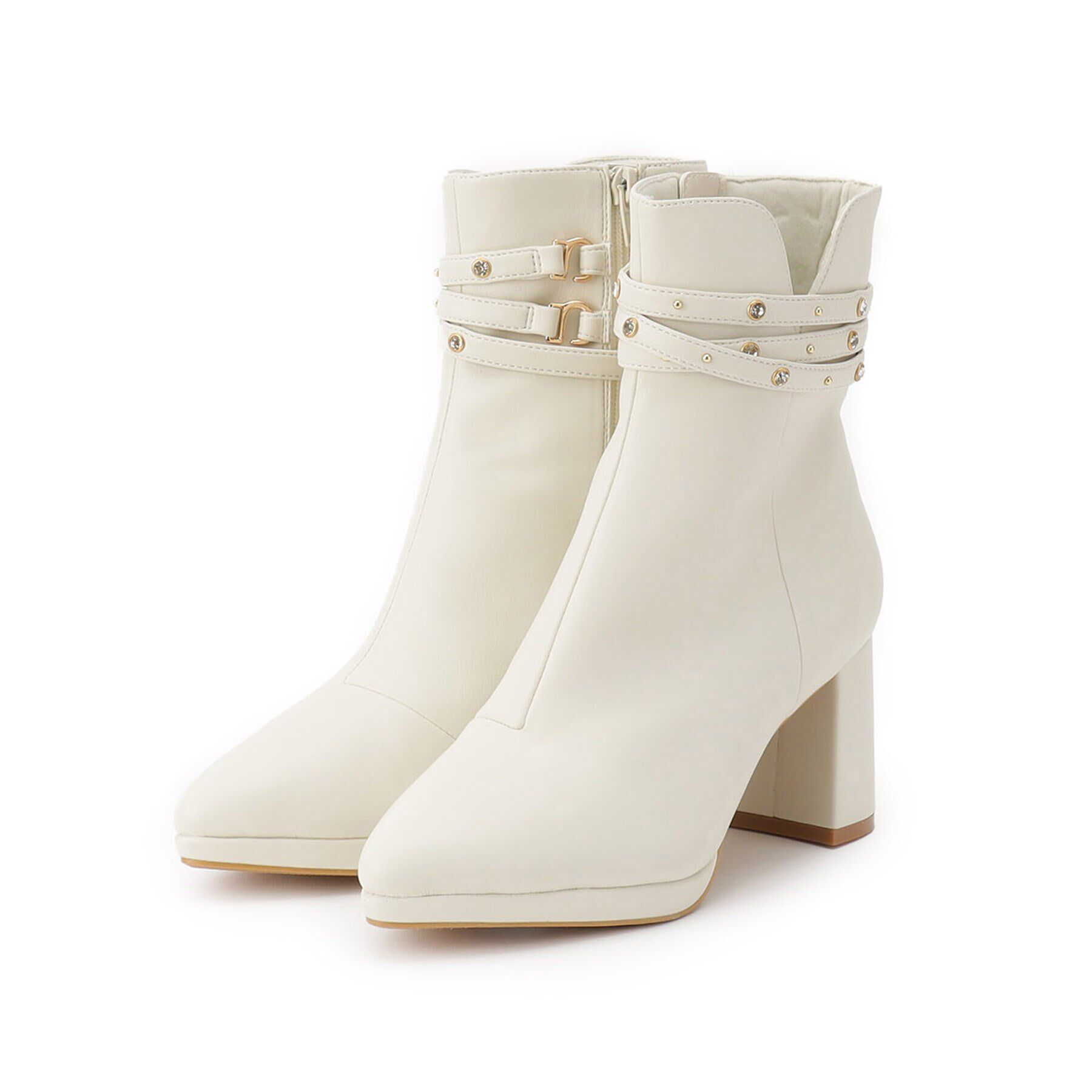 ESPERANZA「【EC先行販売】2WAYスタッズベルトショートブーツ」|ショートブーツ|