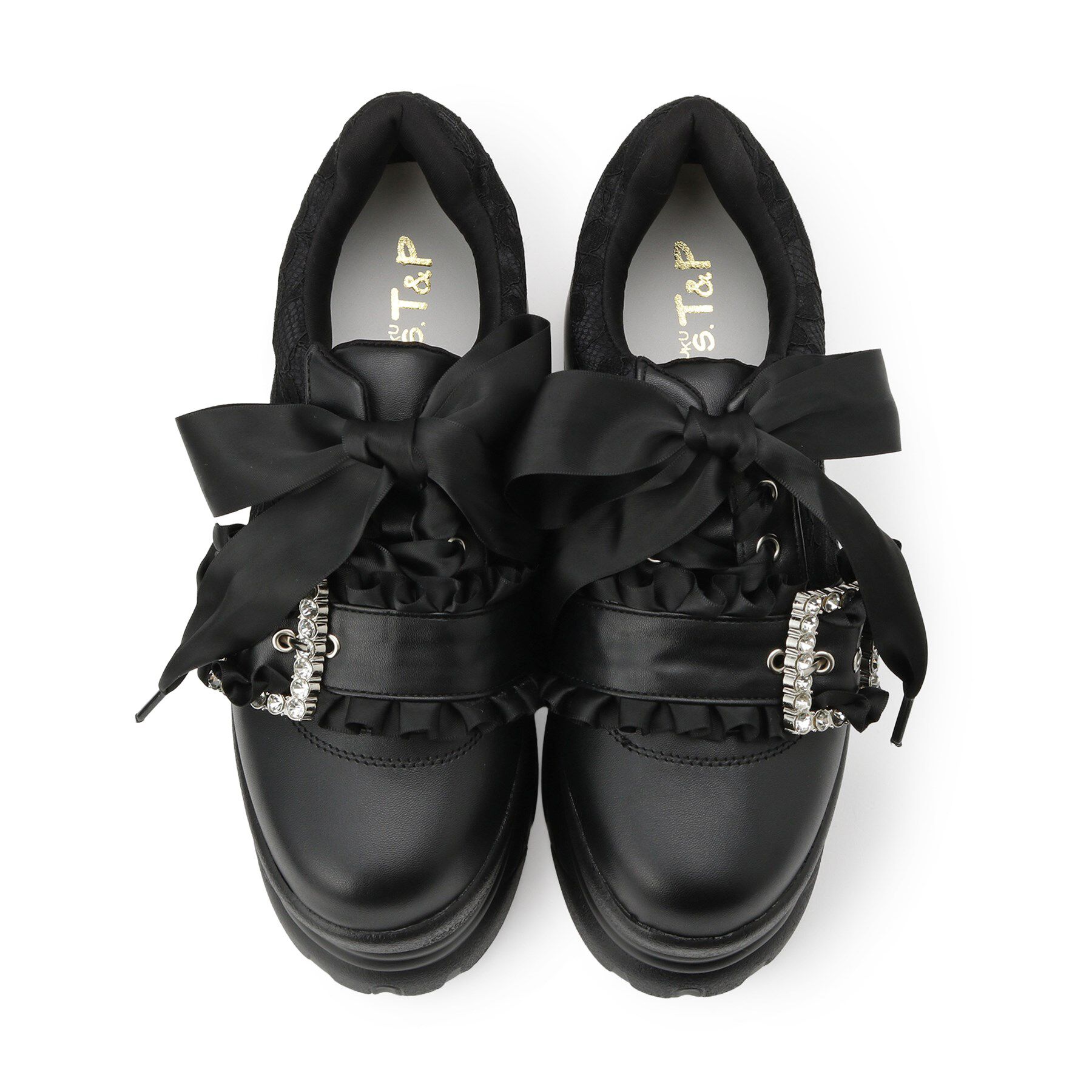 csT&P「夢見るシリーズキラキラ厚底スニーカー」|スニーカー|