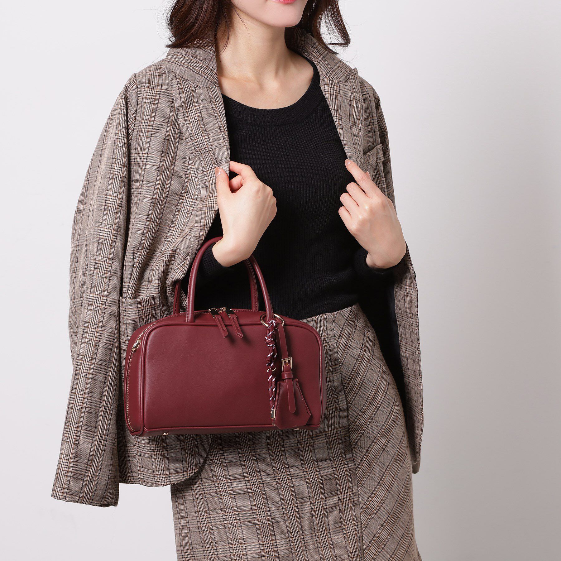 ESPERANZA「チャーム付横長ボストンバッグ」|ボストンバッグ|