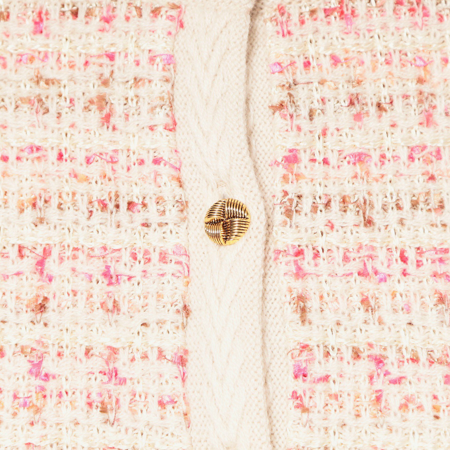 SunaUna「【配色／ミックス】ツイードカーディガン」|カーディガン|