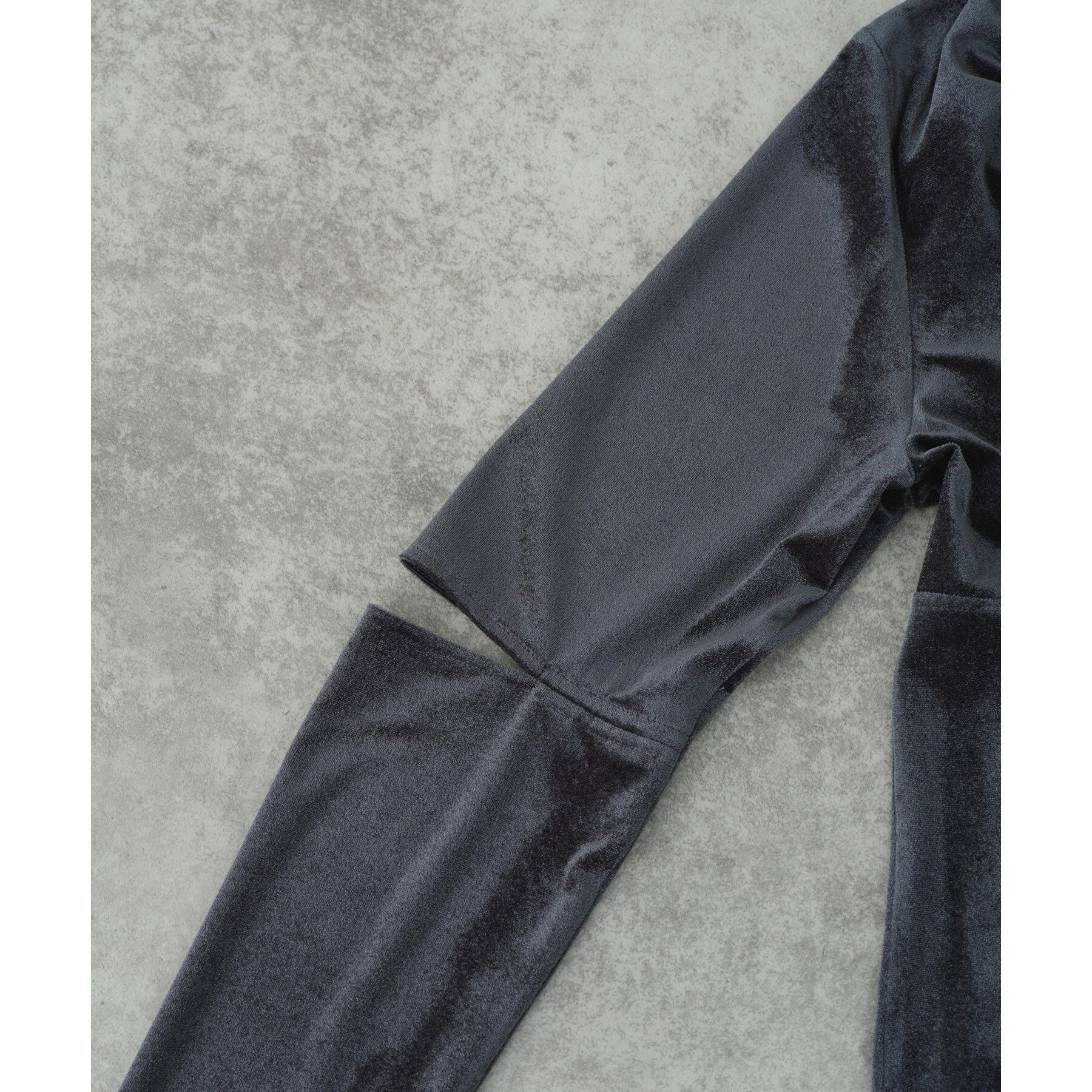 CODE A「velvet open back dress」|ワンピース|