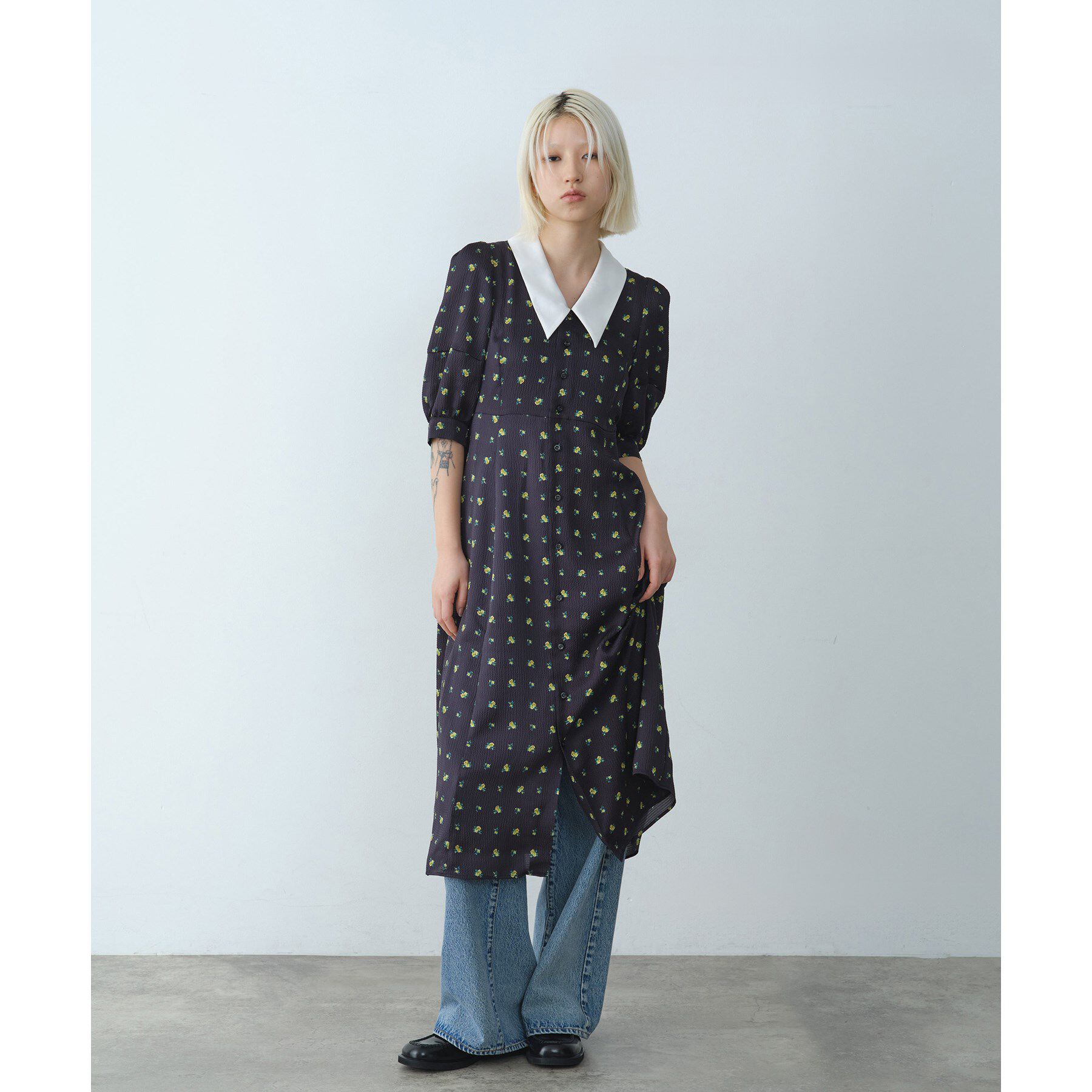 CODE A「blooming flower dress」|ワンピース|