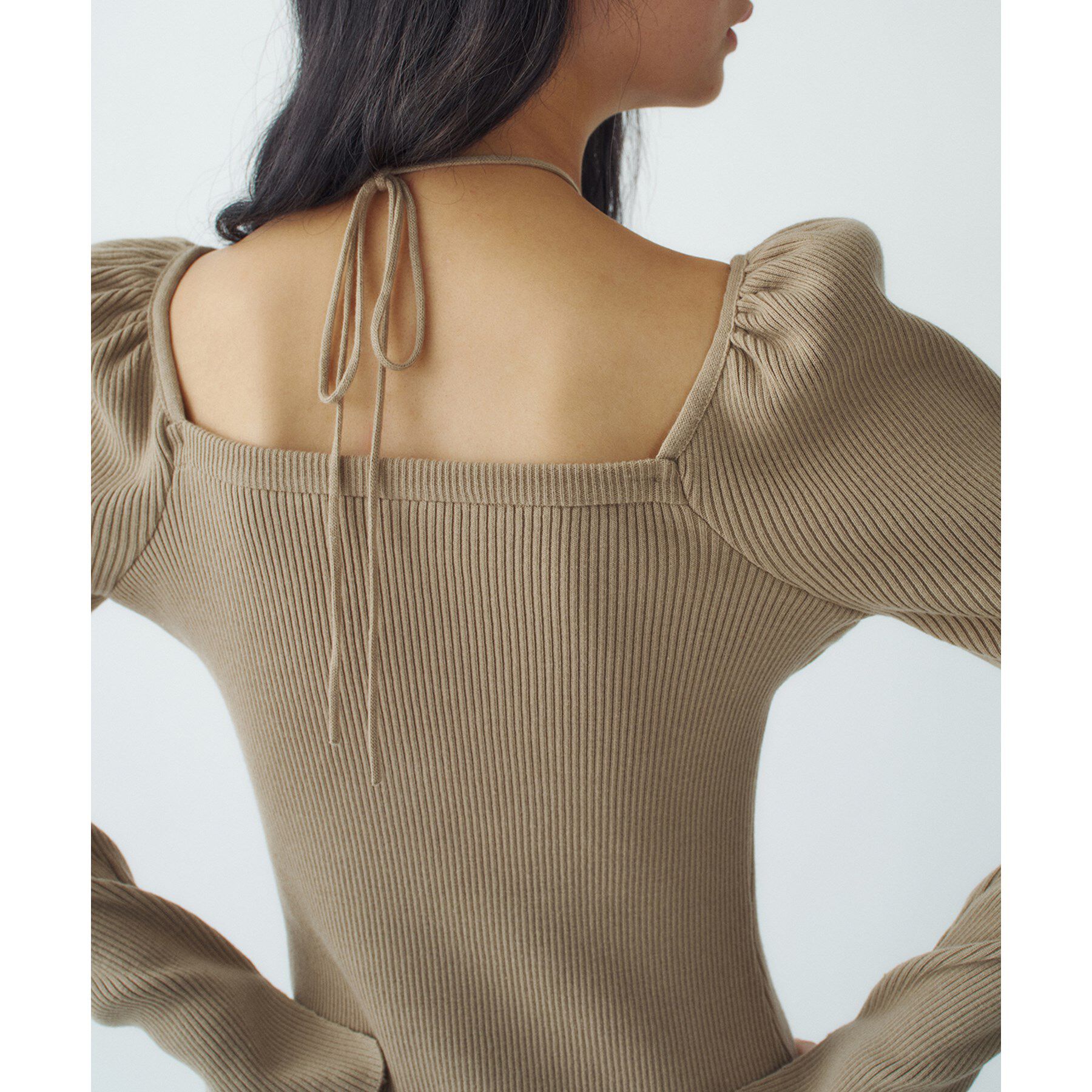 CODE A「femi gather rib knit」|ニット・セーター|